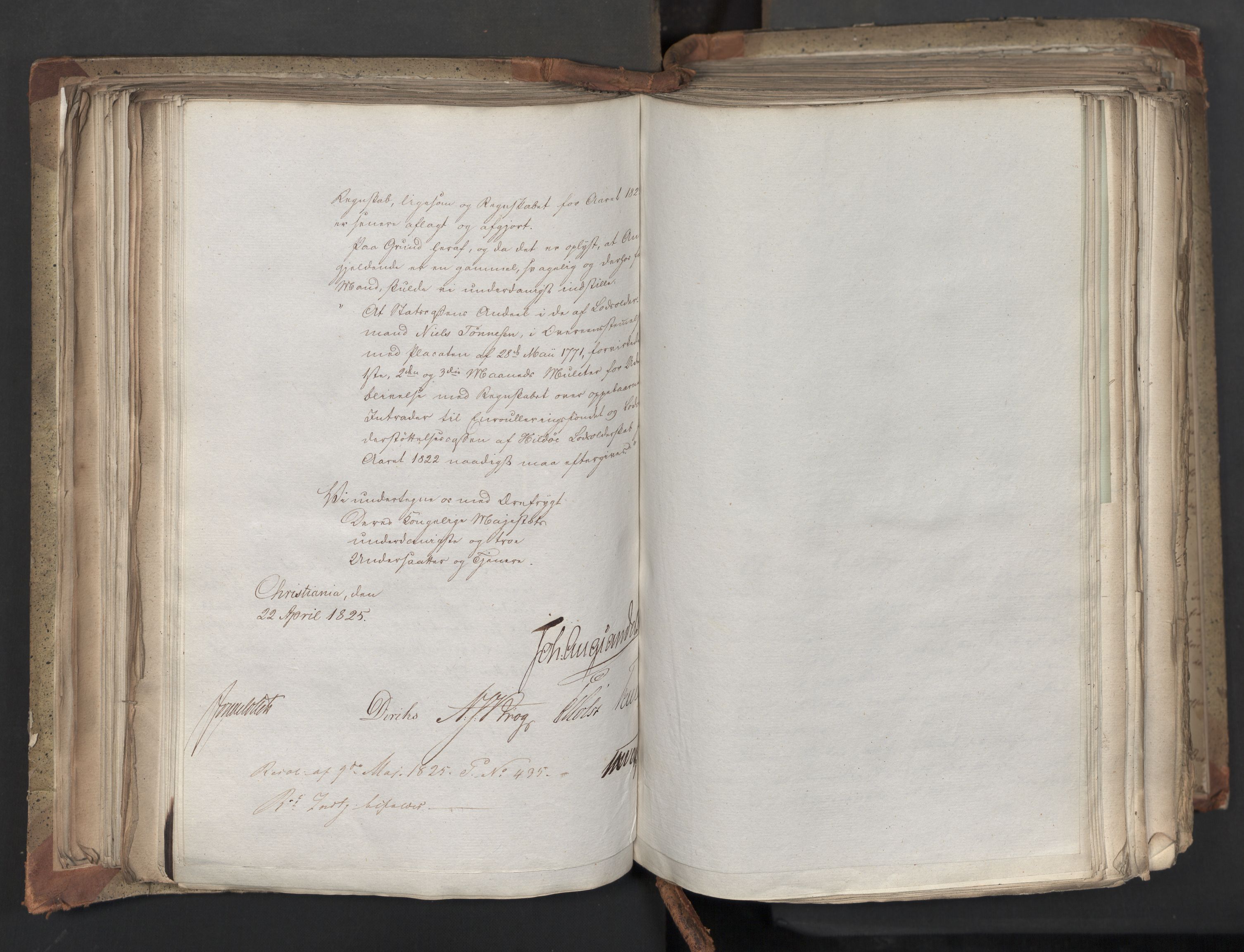 Statsrådsavdelingen i Stockholm, AV/RA-S-1003/D/Da/L0042: Regjeringsinnstillinger nr. 2467-2705, 1825, s. 201