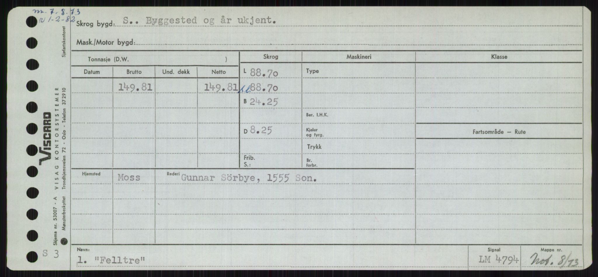Sjøfartsdirektoratet med forløpere, Skipsmålingen, AV/RA-S-1627/H/Hc/L0001: Lektere, A-Y, s. 183