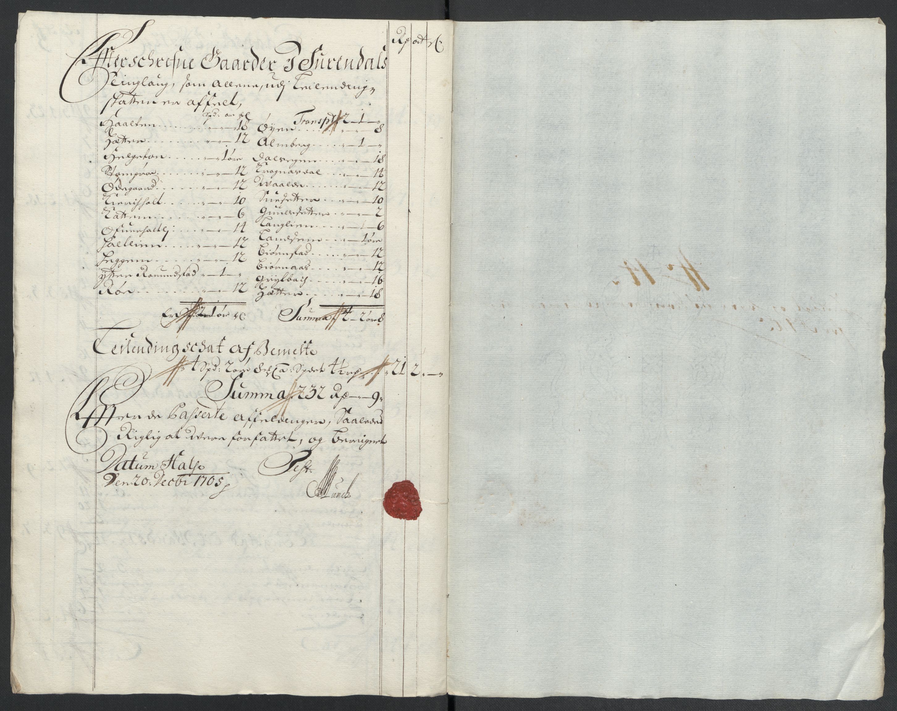 Rentekammeret inntil 1814, Reviderte regnskaper, Fogderegnskap, RA/EA-4092/R56/L3741: Fogderegnskap Nordmøre, 1705, s. 135