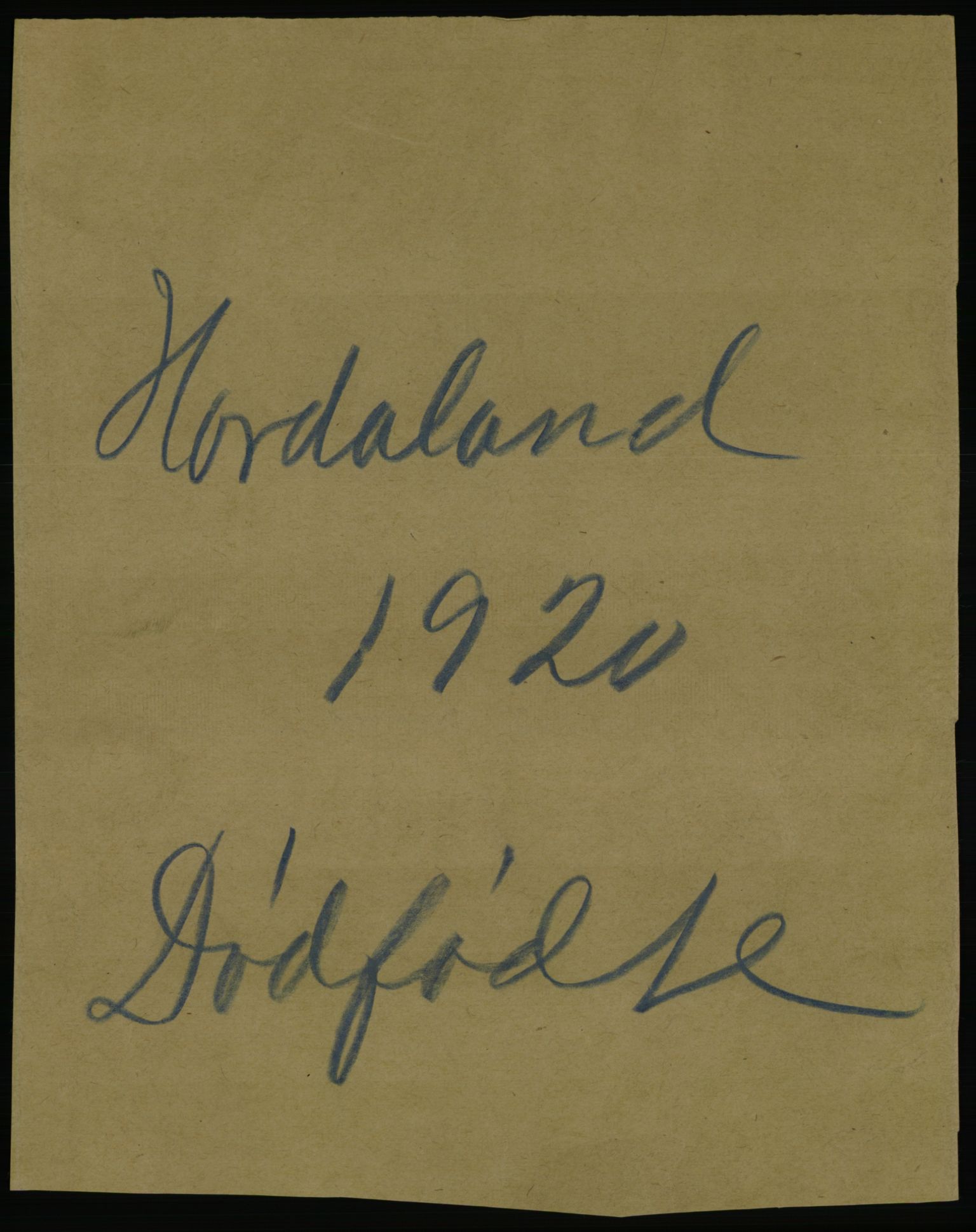 Statistisk sentralbyrå, Sosiodemografiske emner, Befolkning, RA/S-2228/D/Df/Dfb/Dfbj/L0039: Hordaland fylke: Gifte, dødfødte. Bygder., 1920, s. 275