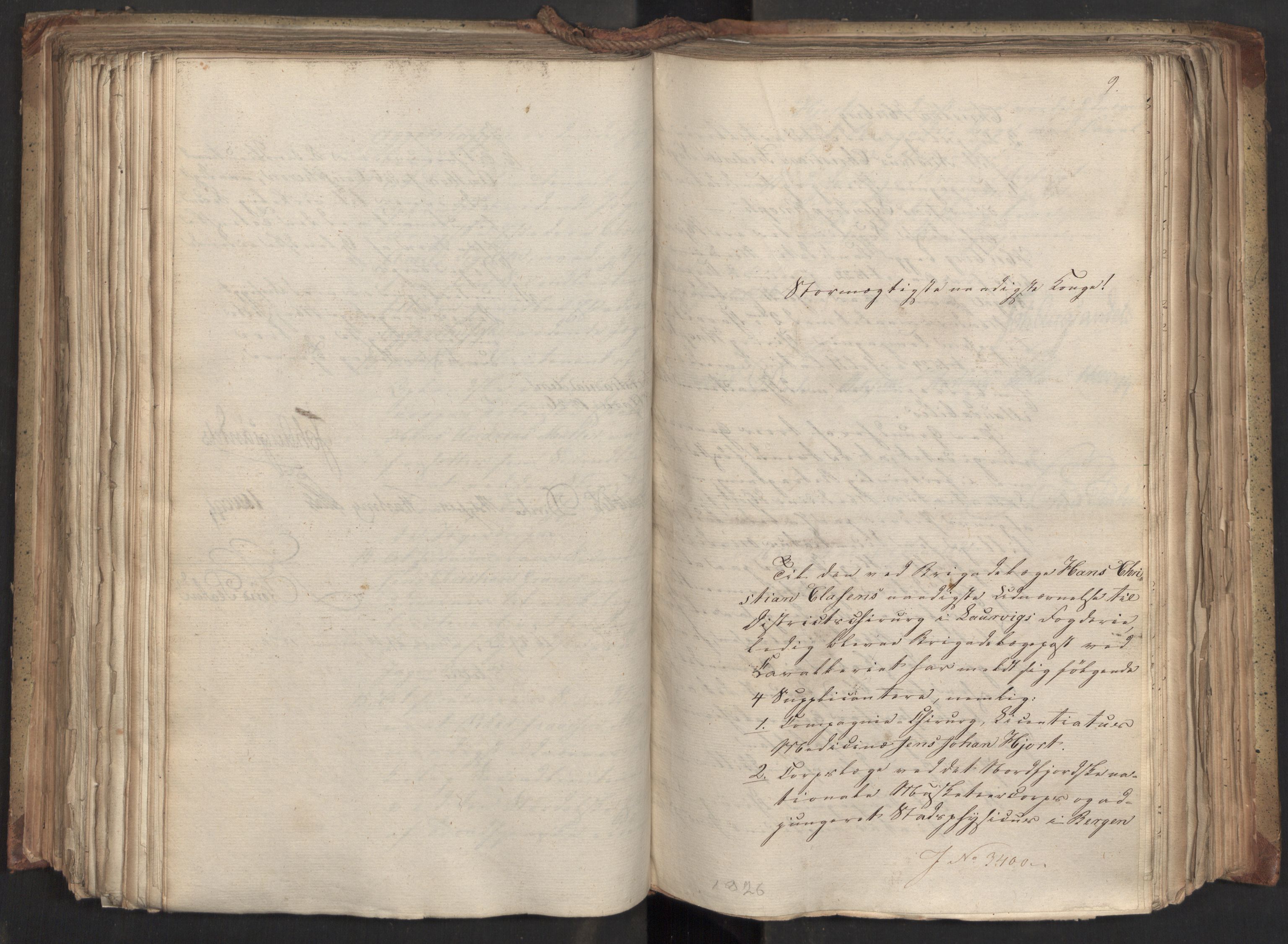 Statsrådsavdelingen i Stockholm, AV/RA-S-1003/D/Da/L0046: Regjeringsinnstillinger nr. 3308-3500, 1826, s. 270