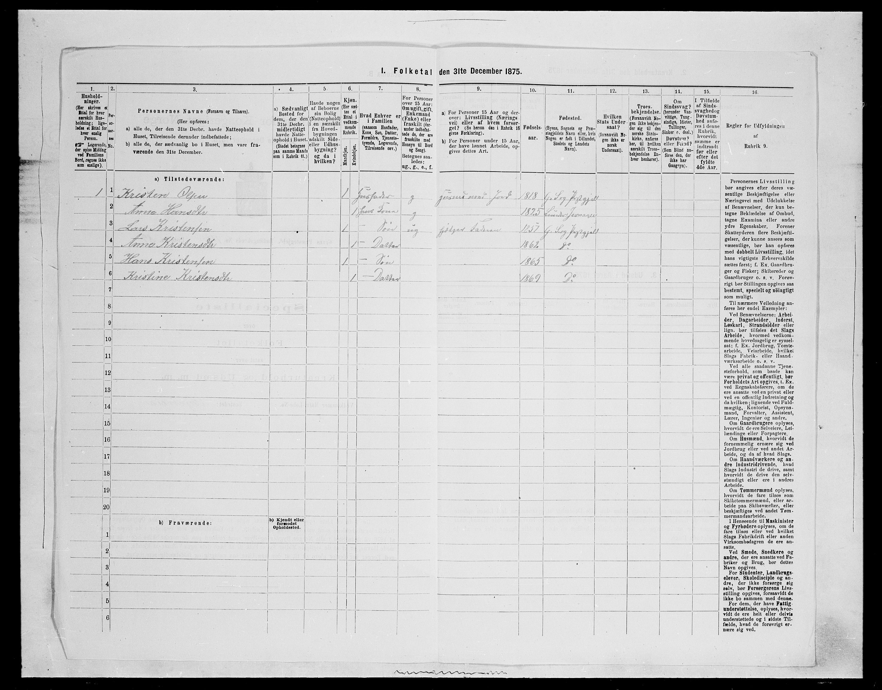 SAH, Folketelling 1875 for 0534P Gran prestegjeld, 1875, s. 2708