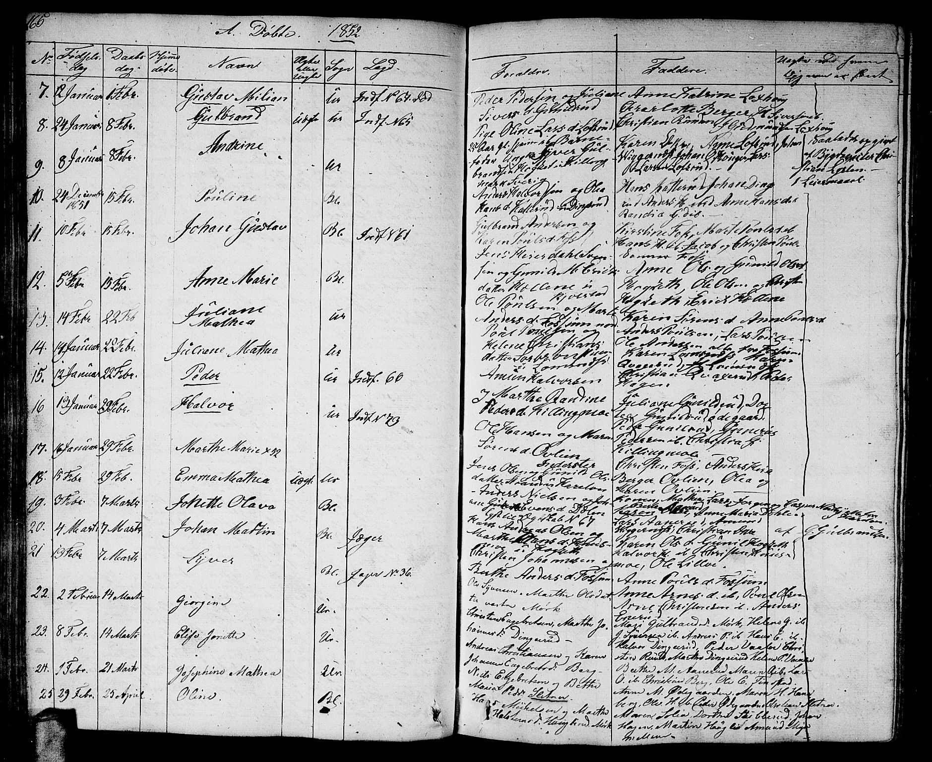 Aurskog prestekontor Kirkebøker, AV/SAO-A-10304a/G/Ga/L0002: Klokkerbok nr. I 2, 1829-1857, s. 165