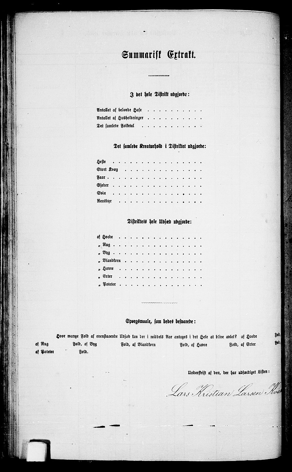 RA, Folketelling 1865 for 1032P Lyngdal prestegjeld, 1865, s. 54