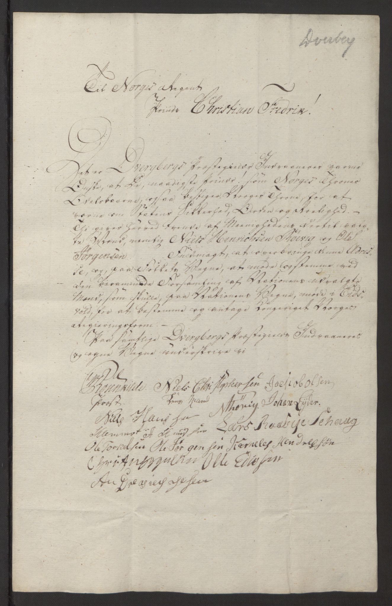Fylkesmannen i Nordland, AV/SAT-A-0499/1.1/Ø/Øz/L0002/0003: Diverse / Adresser til Christian Frederik, 1814, s. 25