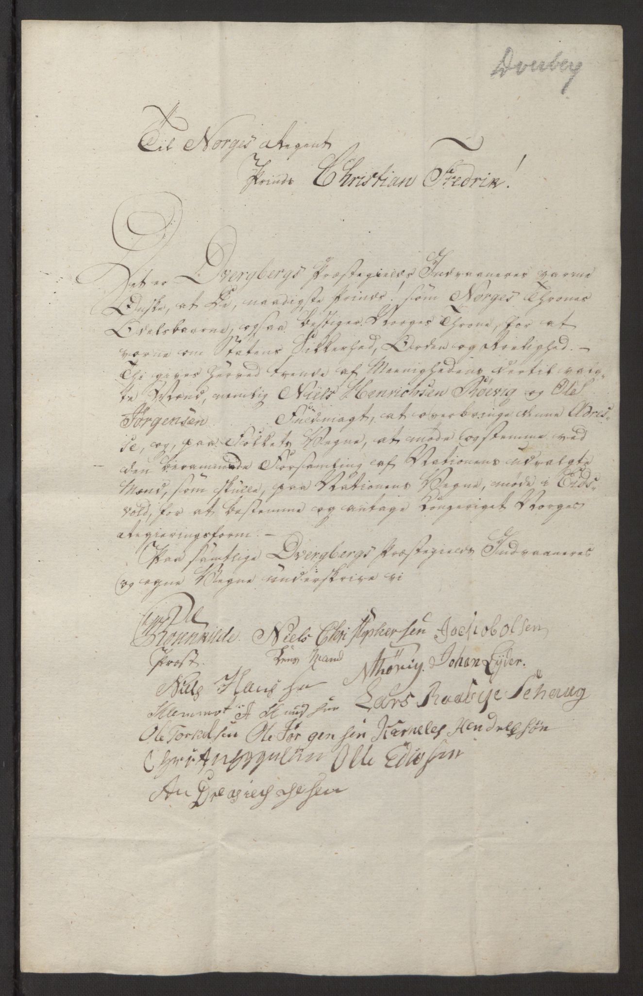 Fylkesmannen i Nordland, SAT/A-0499/1.1/Ø/Øz/L0002/0003: Diverse / Adresser til Christian Frederik, 1814, s. 25