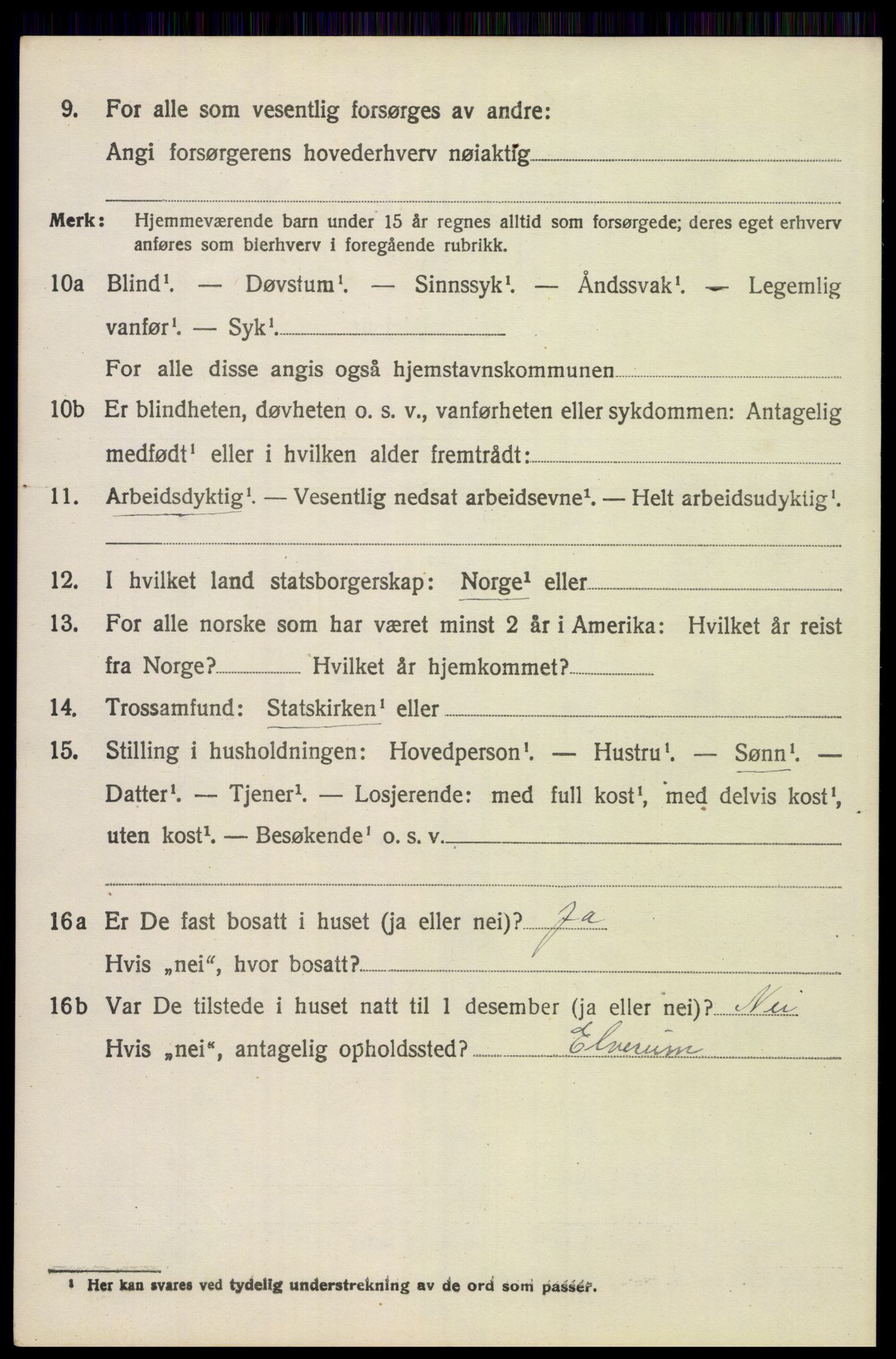 SAH, Folketelling 1920 for 0428 Trysil herred, 1920, s. 14838