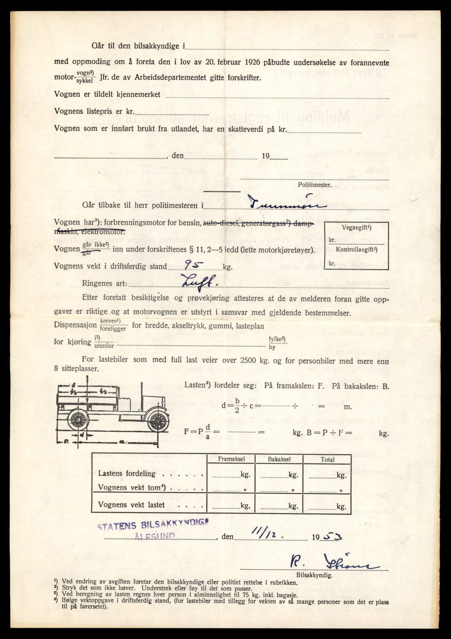 Møre og Romsdal vegkontor - Ålesund trafikkstasjon, AV/SAT-A-4099/F/Fe/L0037: Registreringskort for kjøretøy T 13031 - T 13179, 1927-1998, s. 608