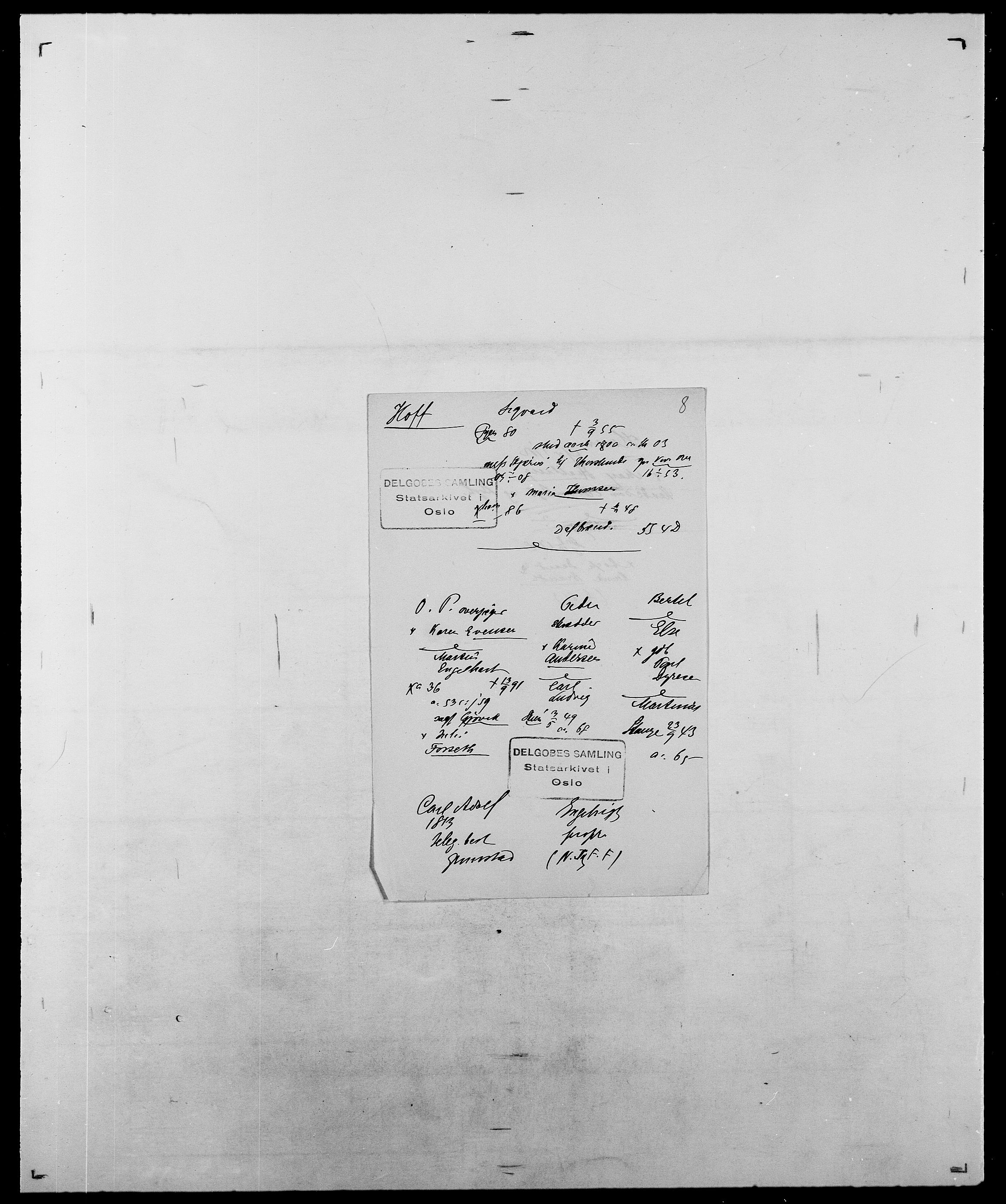 Delgobe, Charles Antoine - samling, AV/SAO-PAO-0038/D/Da/L0018: Hoch - Howert, s. 45