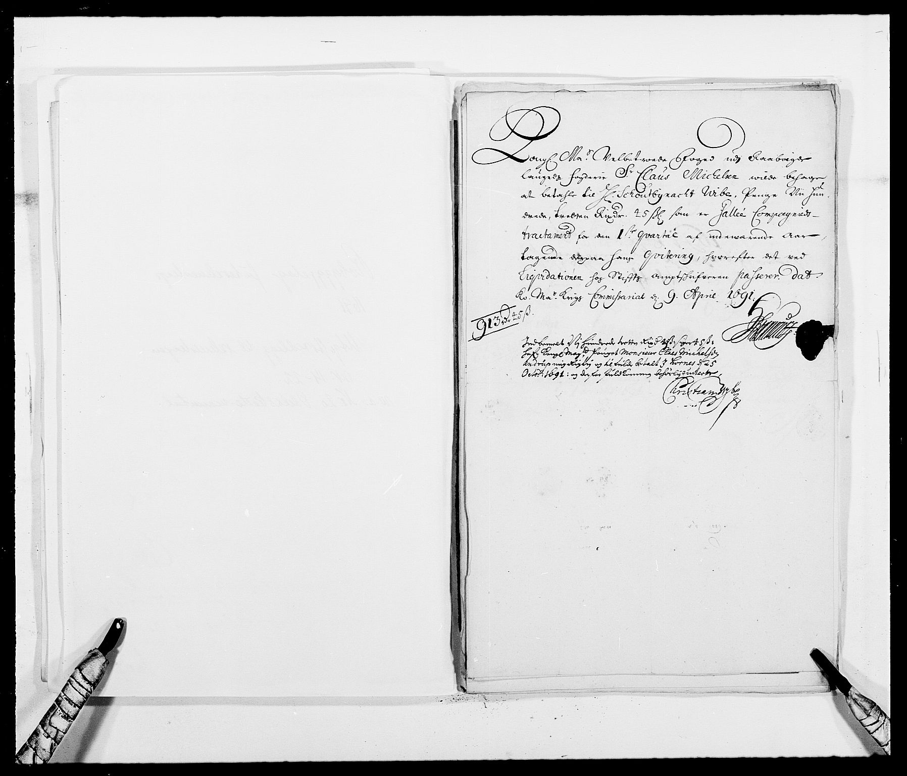 Rentekammeret inntil 1814, Reviderte regnskaper, Fogderegnskap, AV/RA-EA-4092/R40/L2443: Fogderegnskap Råbyggelag, 1691-1692, s. 74