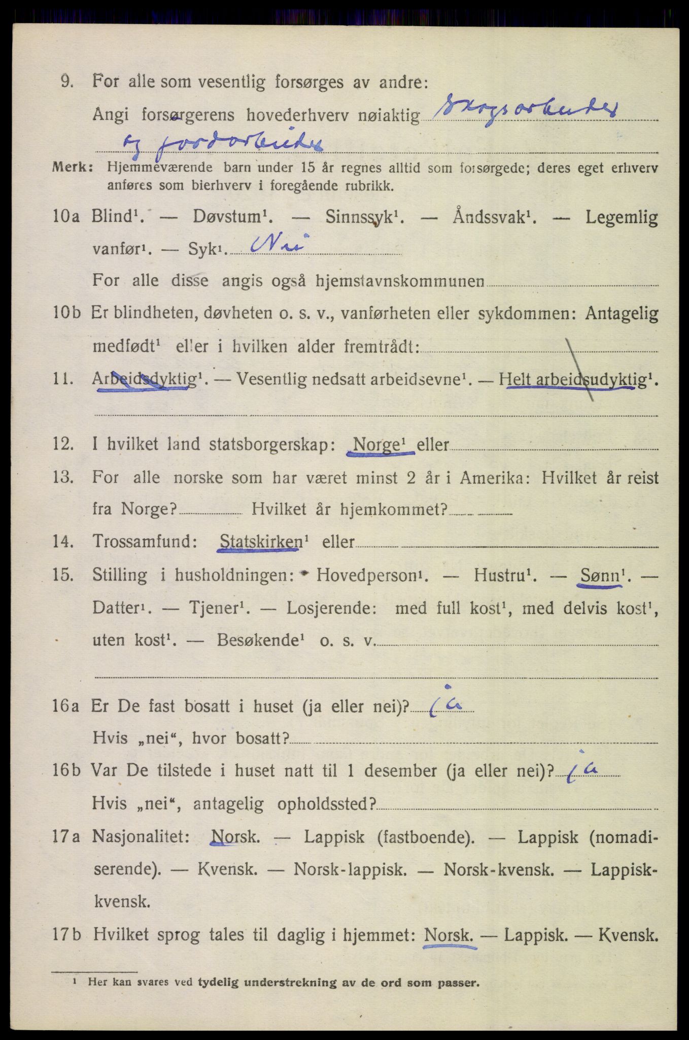 SAT, Folketelling 1920 for 1839 Beiarn herred, 1920, s. 4149