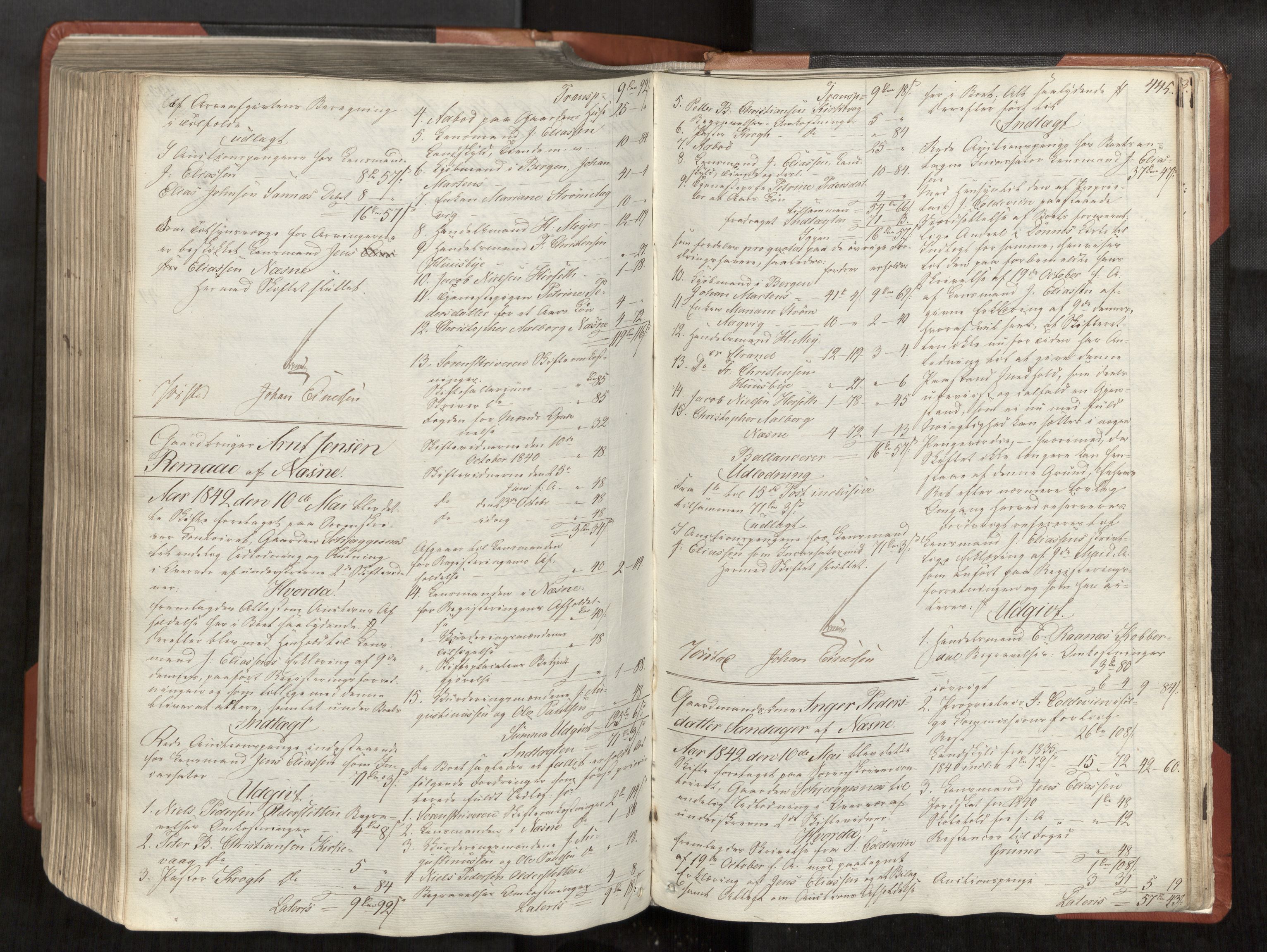 Helgeland sorenskriveri, AV/SAT-A-0004/3/3A/L0099: Skifteprotokoll 44, 1840-1842, s. 445
