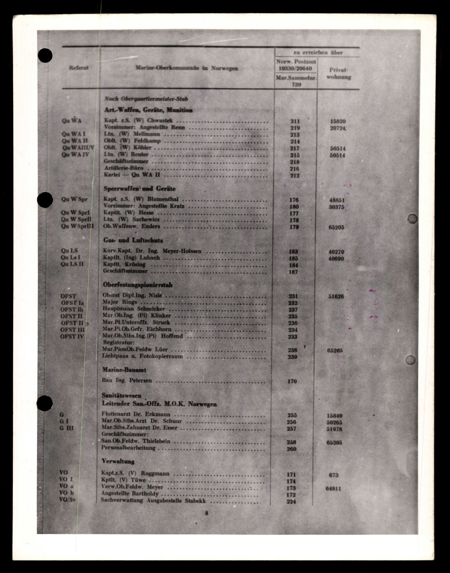 Forsvarets Overkommando. 2 kontor. Arkiv 11.4. Spredte tyske arkivsaker, AV/RA-RAFA-7031/D/Dar/Darb/L0014: Reichskommissariat., 1942-1944, s. 121