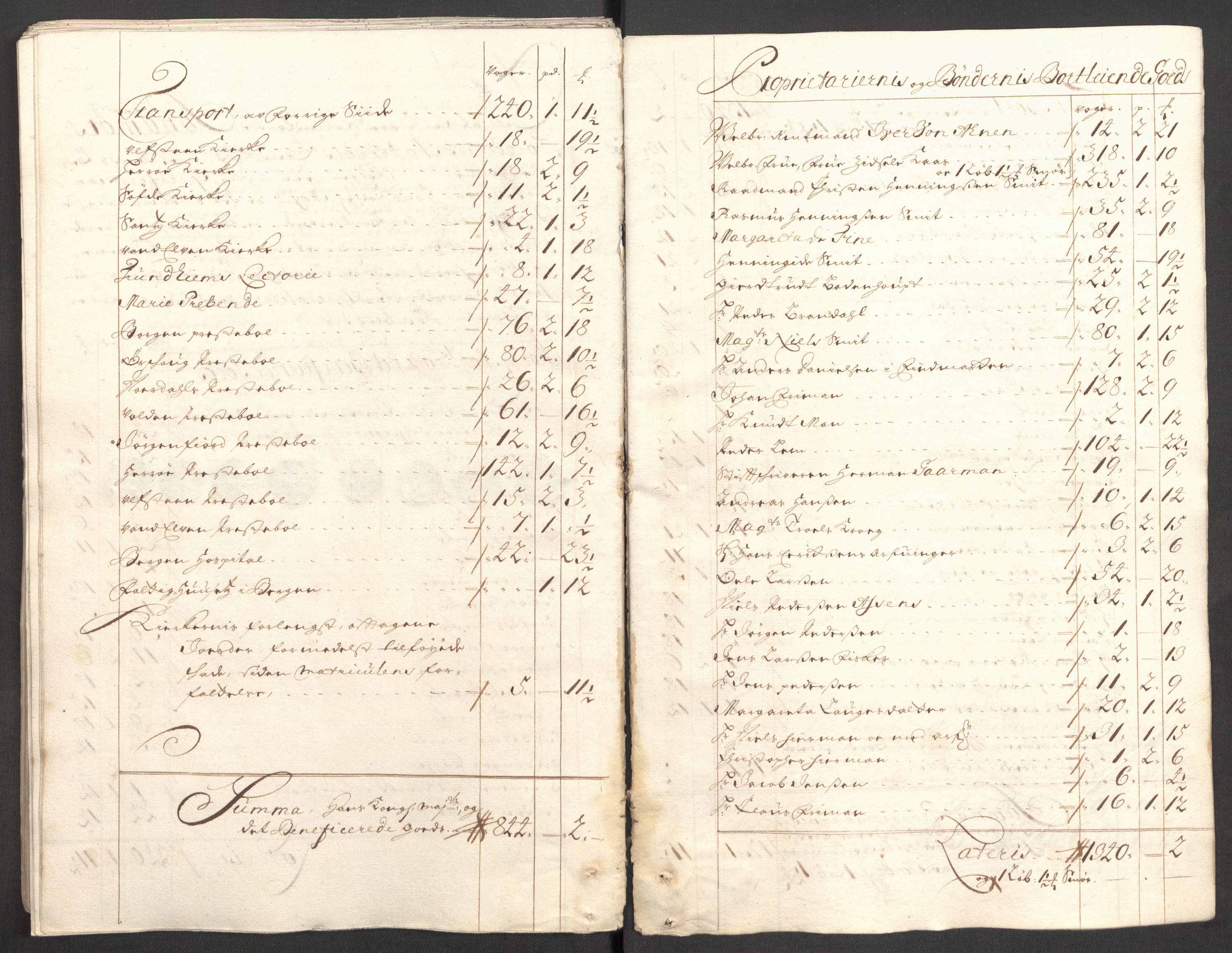 Rentekammeret inntil 1814, Reviderte regnskaper, Fogderegnskap, RA/EA-4092/R54/L3557: Fogderegnskap Sunnmøre, 1699, s. 219