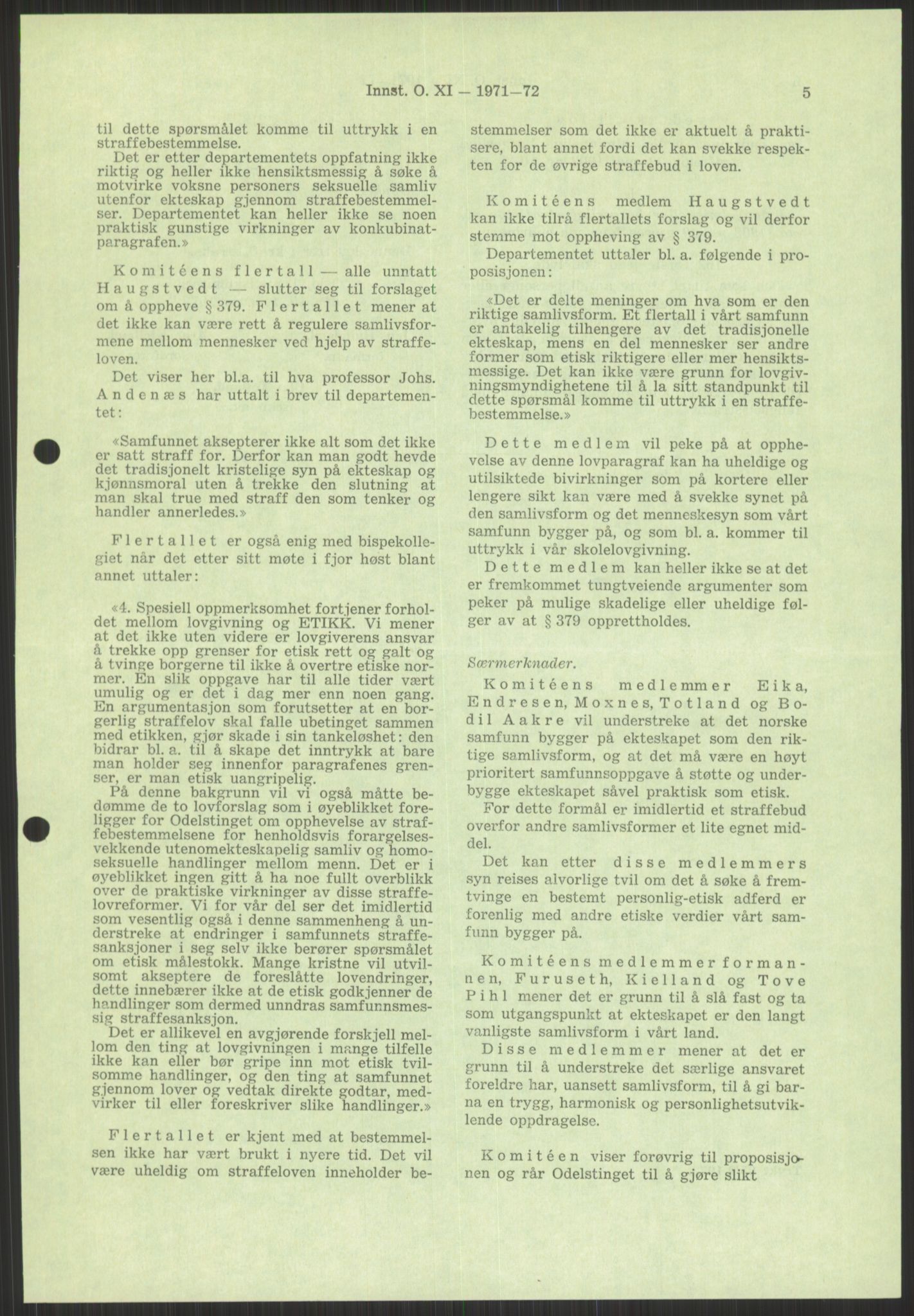 Det Norske Forbundet av 1948/Landsforeningen for Lesbisk og Homofil Frigjøring, AV/RA-PA-1216/D/Dd/L0001: Diskriminering, 1973-1991, s. 1105