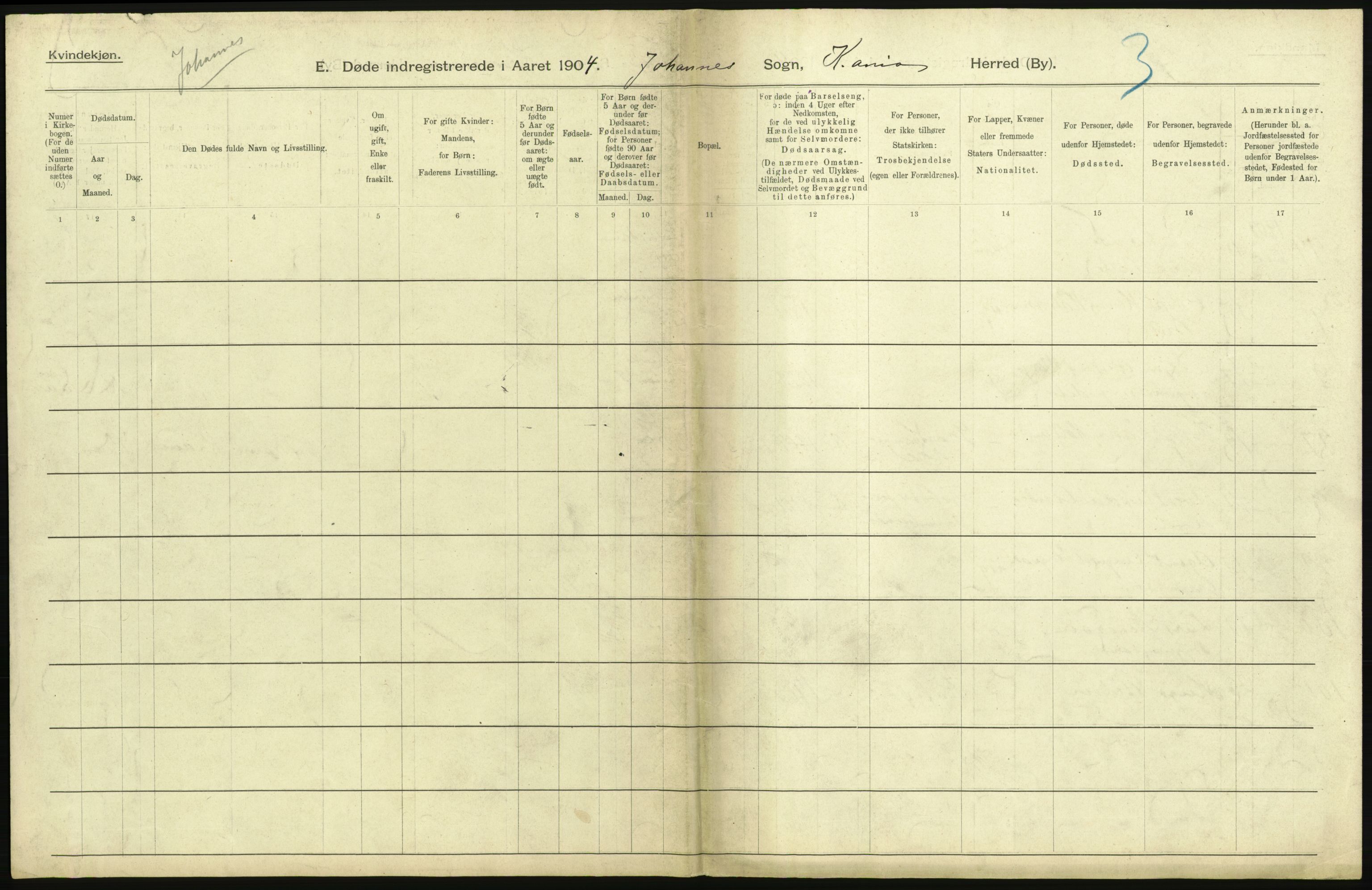 Statistisk sentralbyrå, Sosiodemografiske emner, Befolkning, AV/RA-S-2228/D/Df/Dfa/Dfab/L0004: Kristiania: Gifte, døde, 1904, s. 451