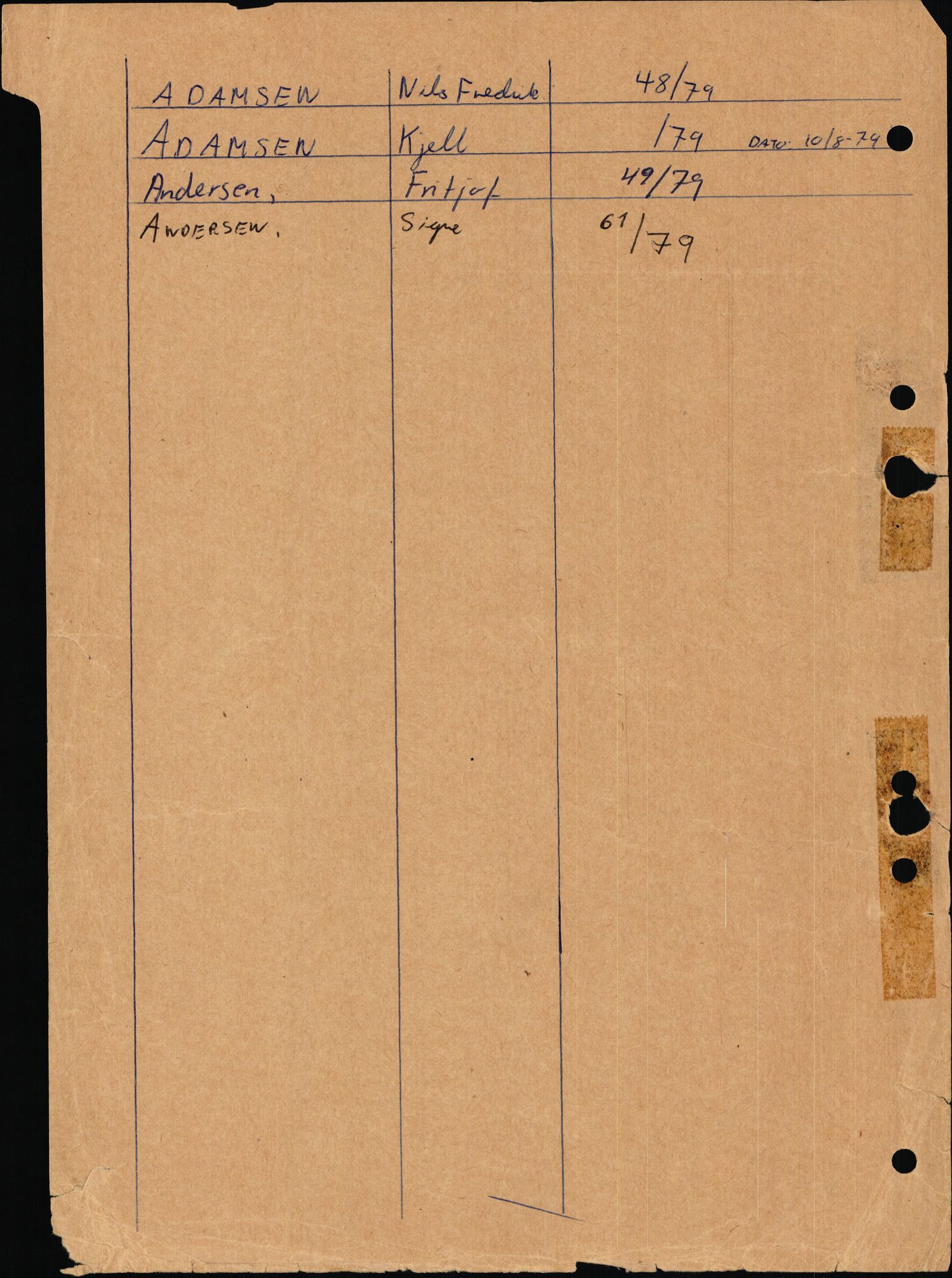 Hurum lensmannskontor, SAKO/A-505/H/Ha/L0008: Dødsfallsprotokoller, 1973-1979, s. 664