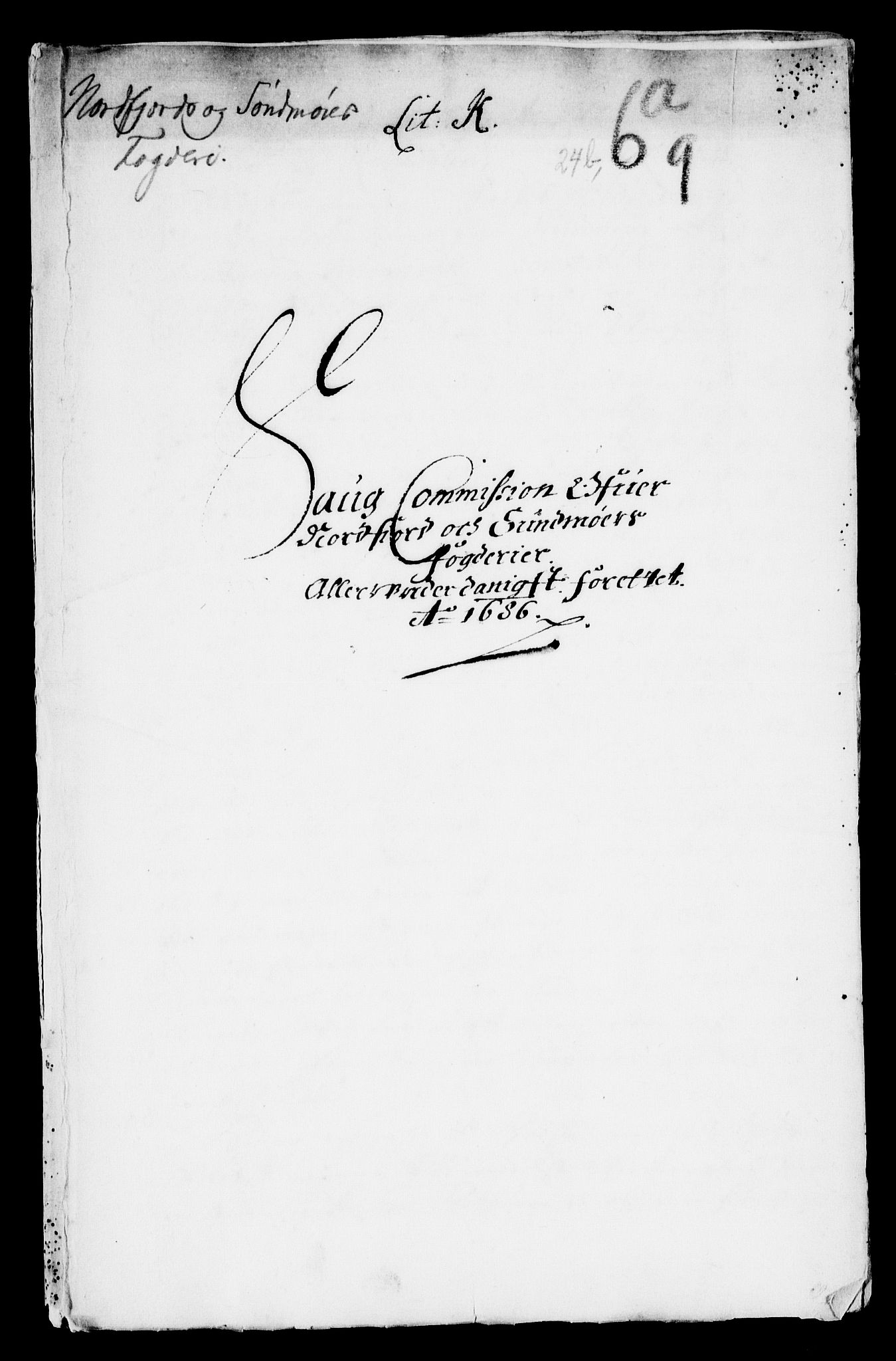 Danske Kanselli, Skapsaker, AV/RA-EA-4061/F/L0005: Skap 8, pakke 103B-104, 1683-1689, s. 365