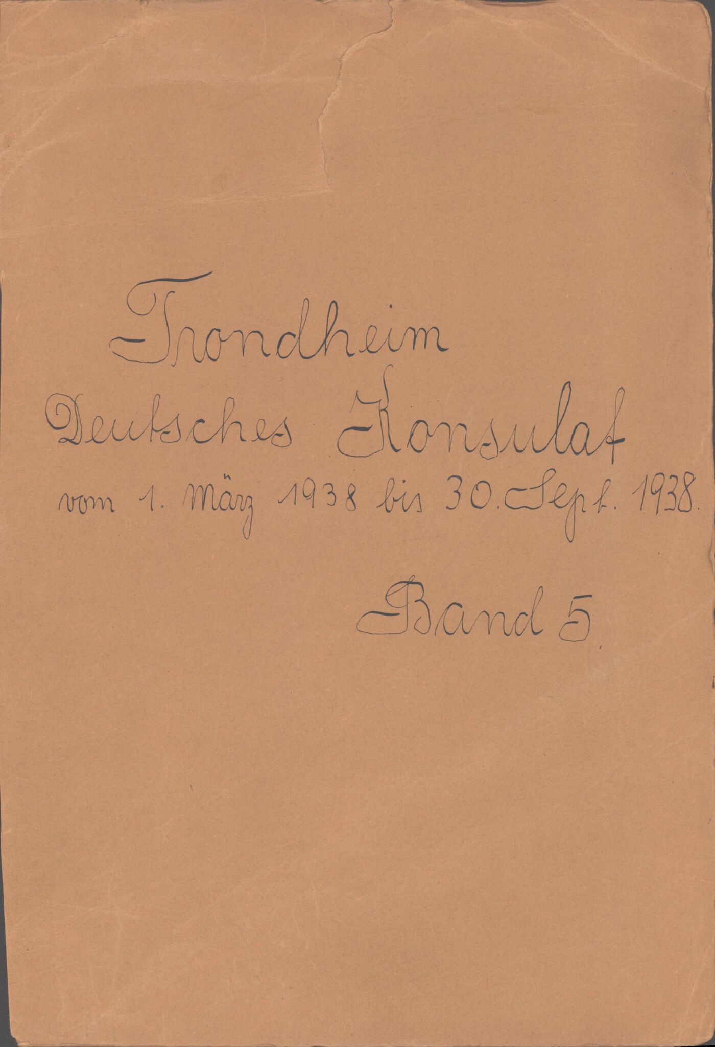 Forsvarets Overkommando. 2 kontor. Arkiv 11.4. Spredte tyske arkivsaker, AV/RA-RAFA-7031/D/Dar/Darc/L0023: FO.II. Tyske konsulater, 1940