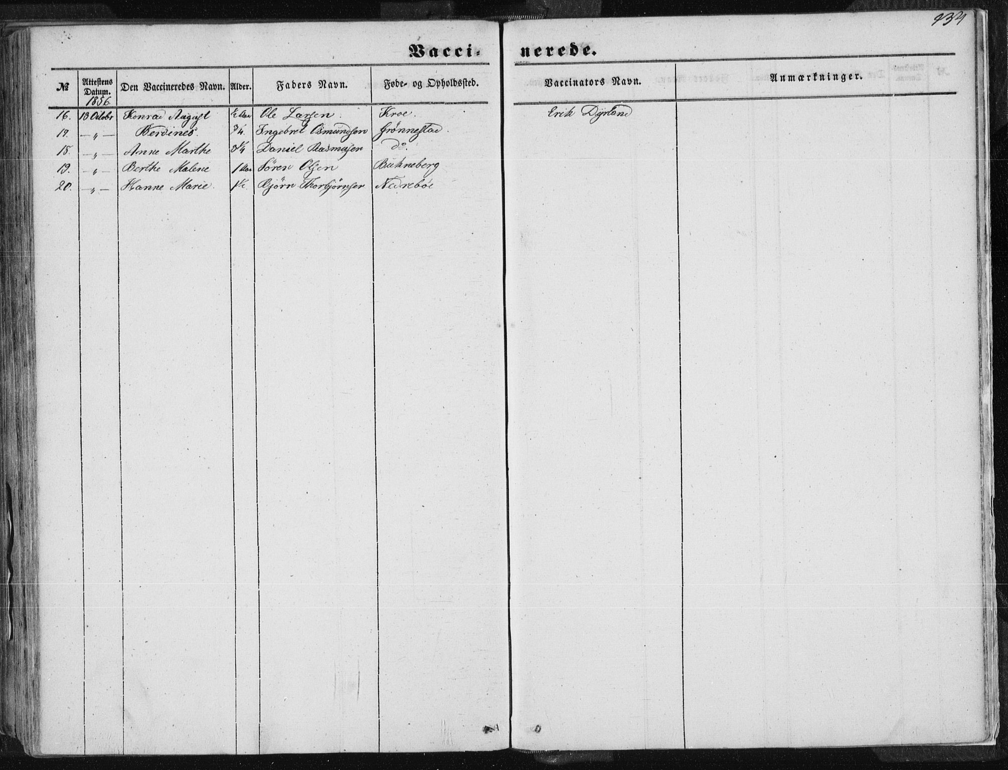 Tysvær sokneprestkontor, SAST/A -101864/H/Ha/Haa/L0002: Ministerialbok nr. A 2, 1847-1856, s. 134