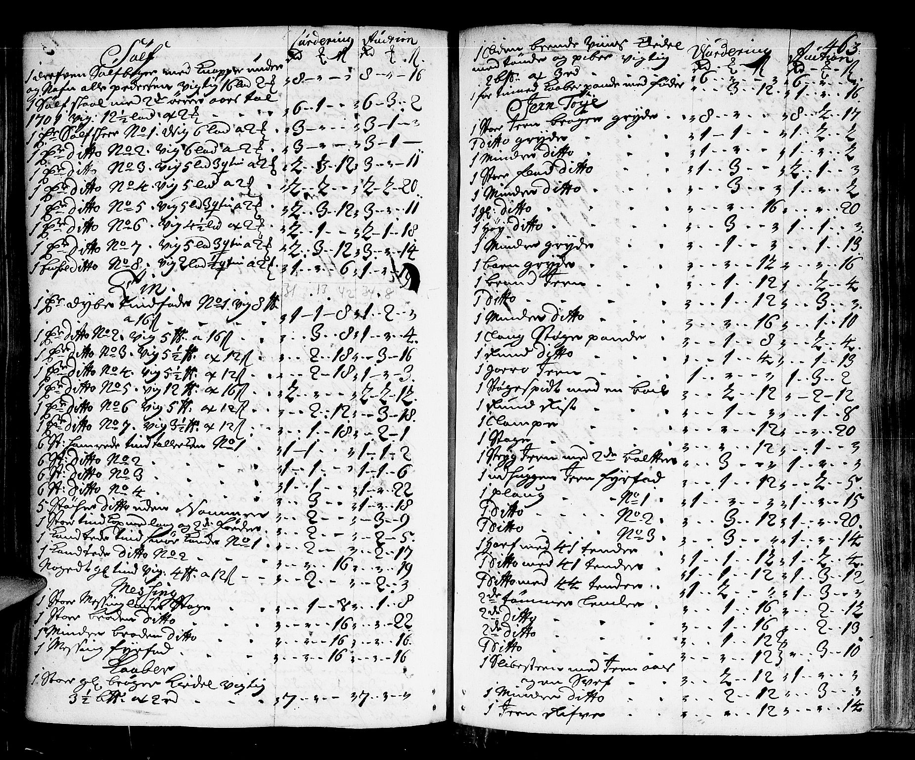 Lier, Røyken og Hurum sorenskriveri, AV/SAKO-A-89/H/Hc/L0003: Skifteprotokoll, 1717-1737, s. 462b-463a