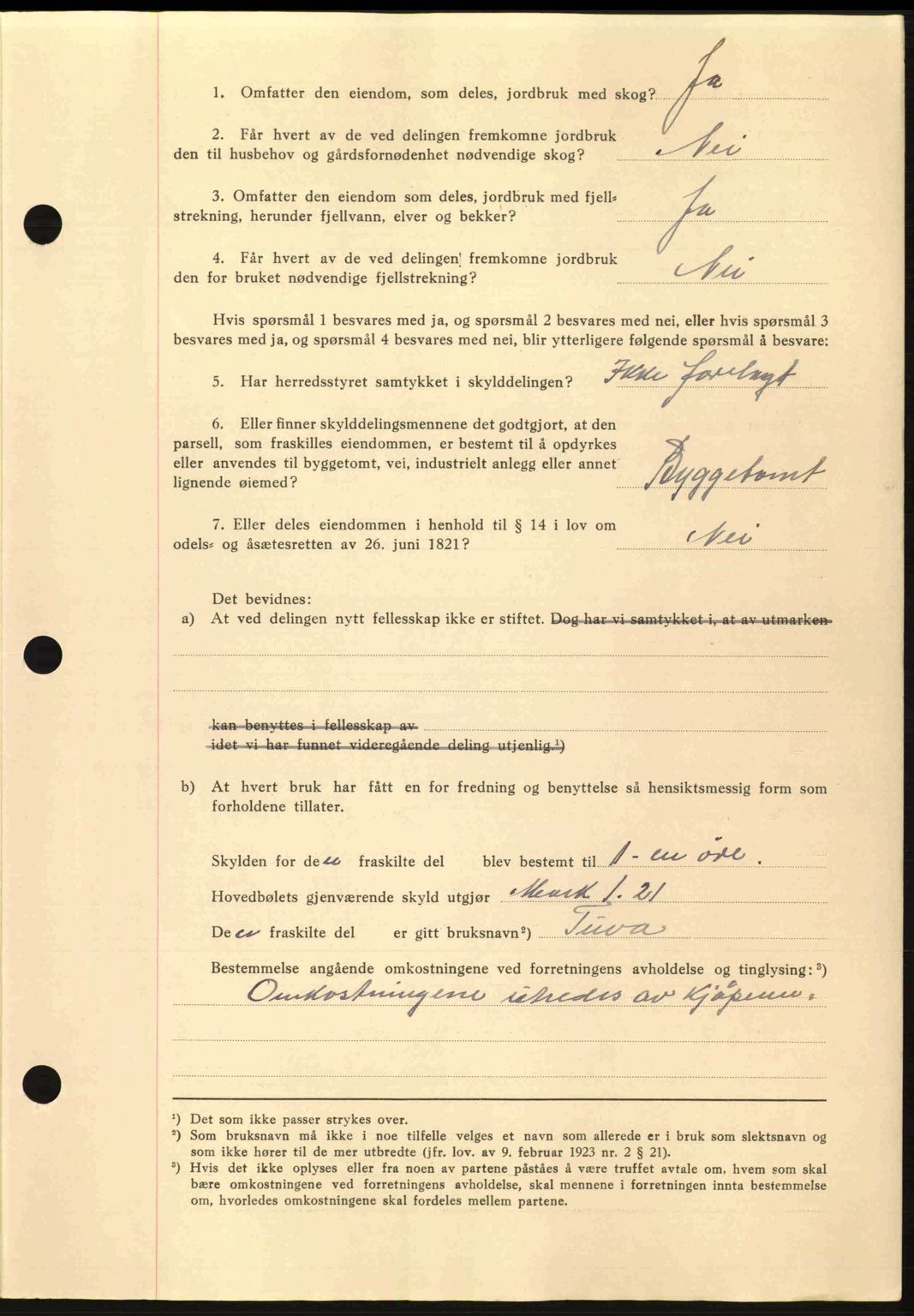 Nordmøre sorenskriveri, SAT/A-4132/1/2/2Ca: Pantebok nr. A90, 1941-1941, Dagboknr: 839/1941