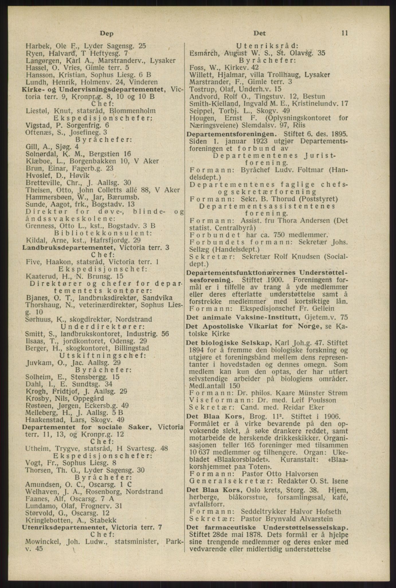 Kristiania/Oslo adressebok, PUBL/-, 1934, s. 11