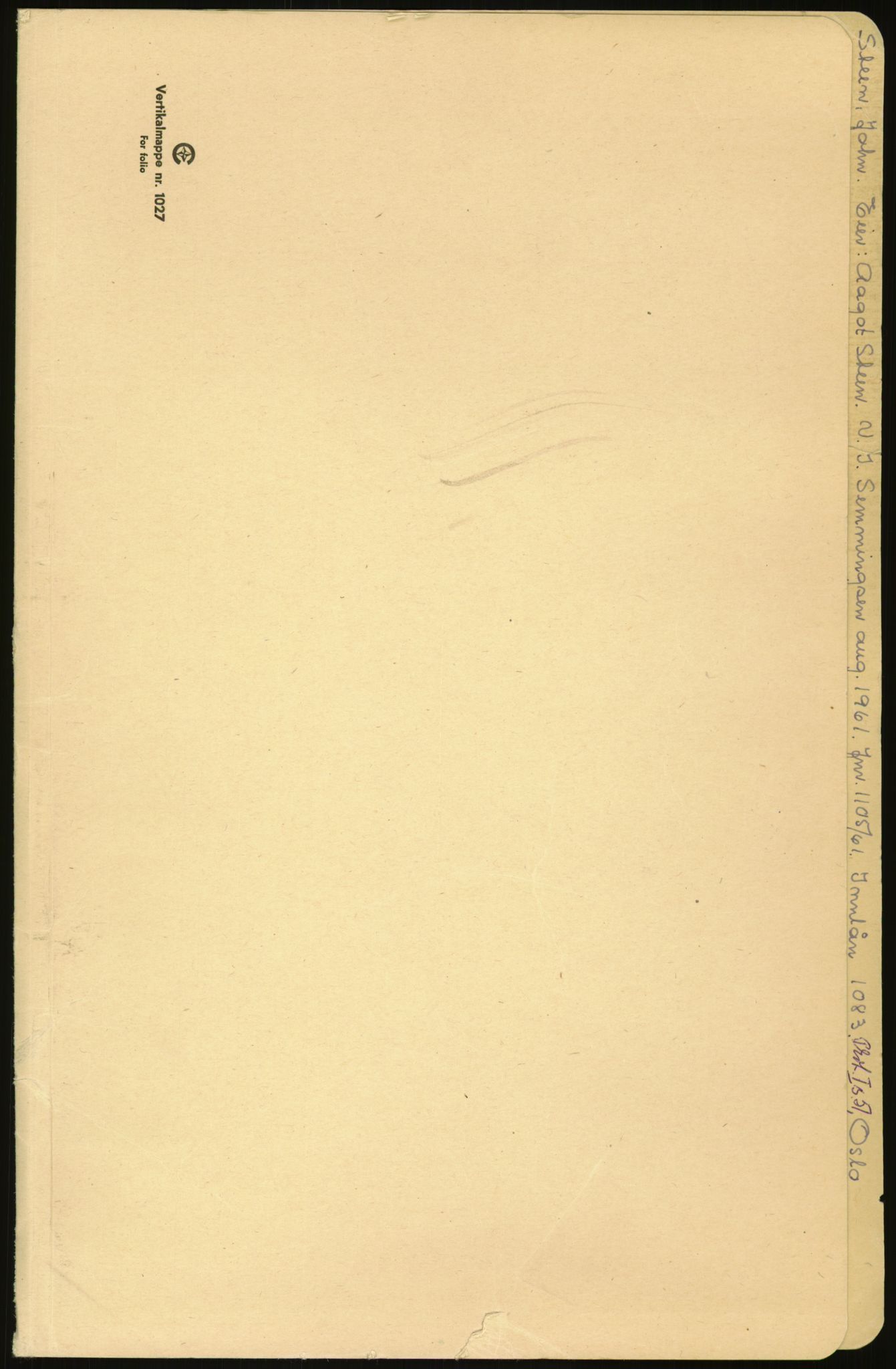 Samlinger til kildeutgivelse, Amerikabrevene, RA/EA-4057/F/L0003: Innlån fra Oslo: Hals - Steen, 1838-1914, s. 1064