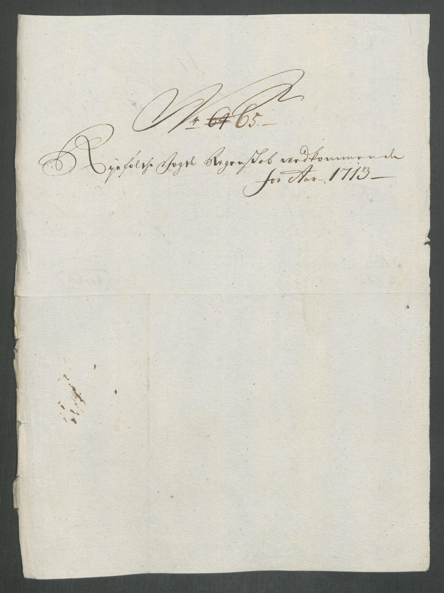 Rentekammeret inntil 1814, Reviderte regnskaper, Fogderegnskap, AV/RA-EA-4092/R47/L2866: Fogderegnskap Ryfylke, 1713, s. 335