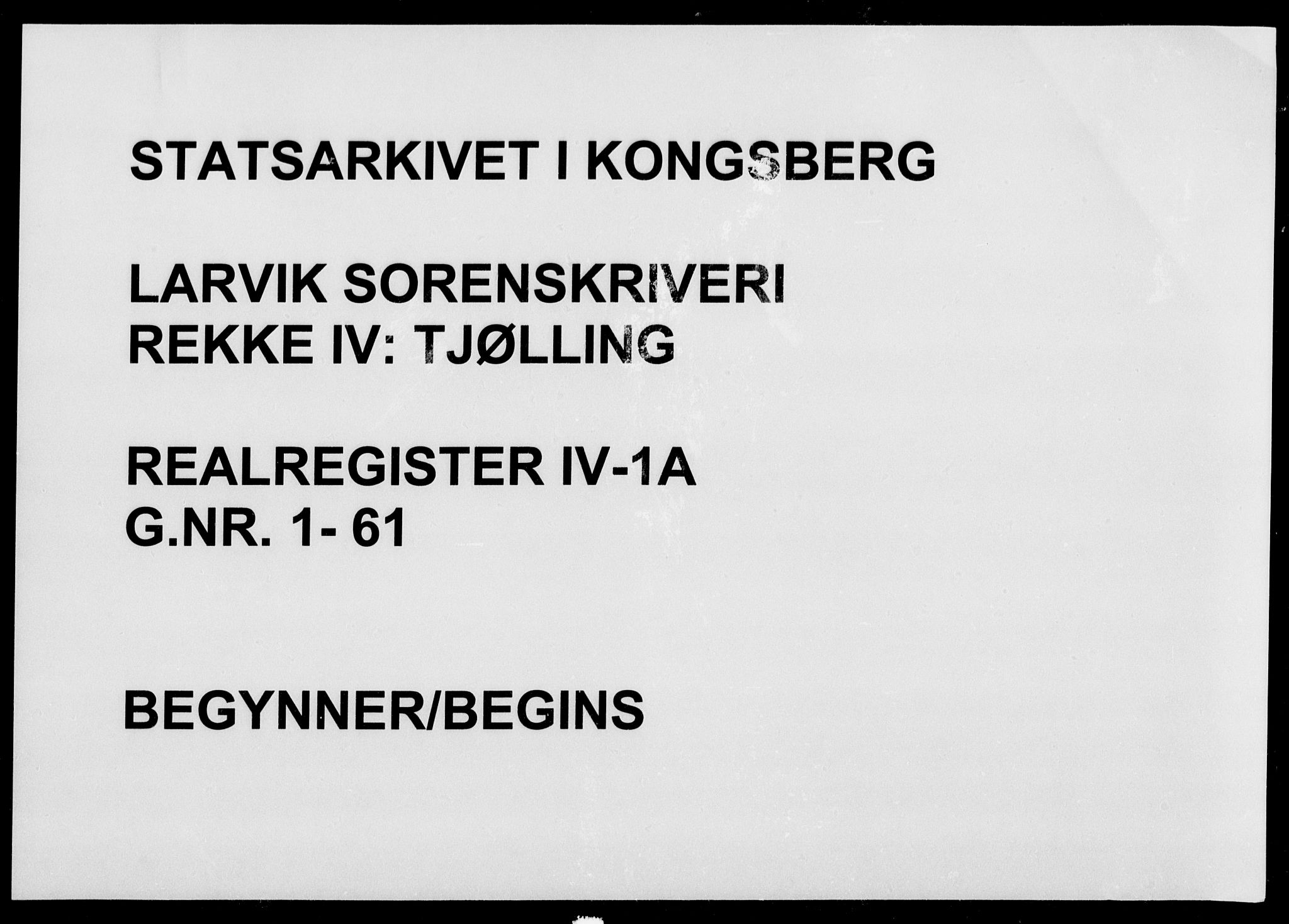 Larvik sorenskriveri, SAKO/A-83/G/Gb/Gbe/L0001a: Panteregister nr. IV 1a