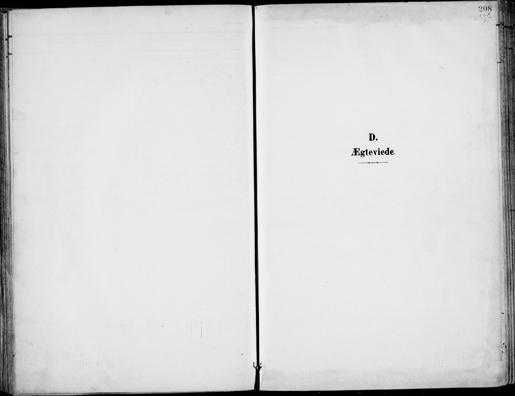 Røyken kirkebøker, SAKO/A-241/F/Fa/L0009: Ministerialbok nr. 9, 1898-1911, s. 208