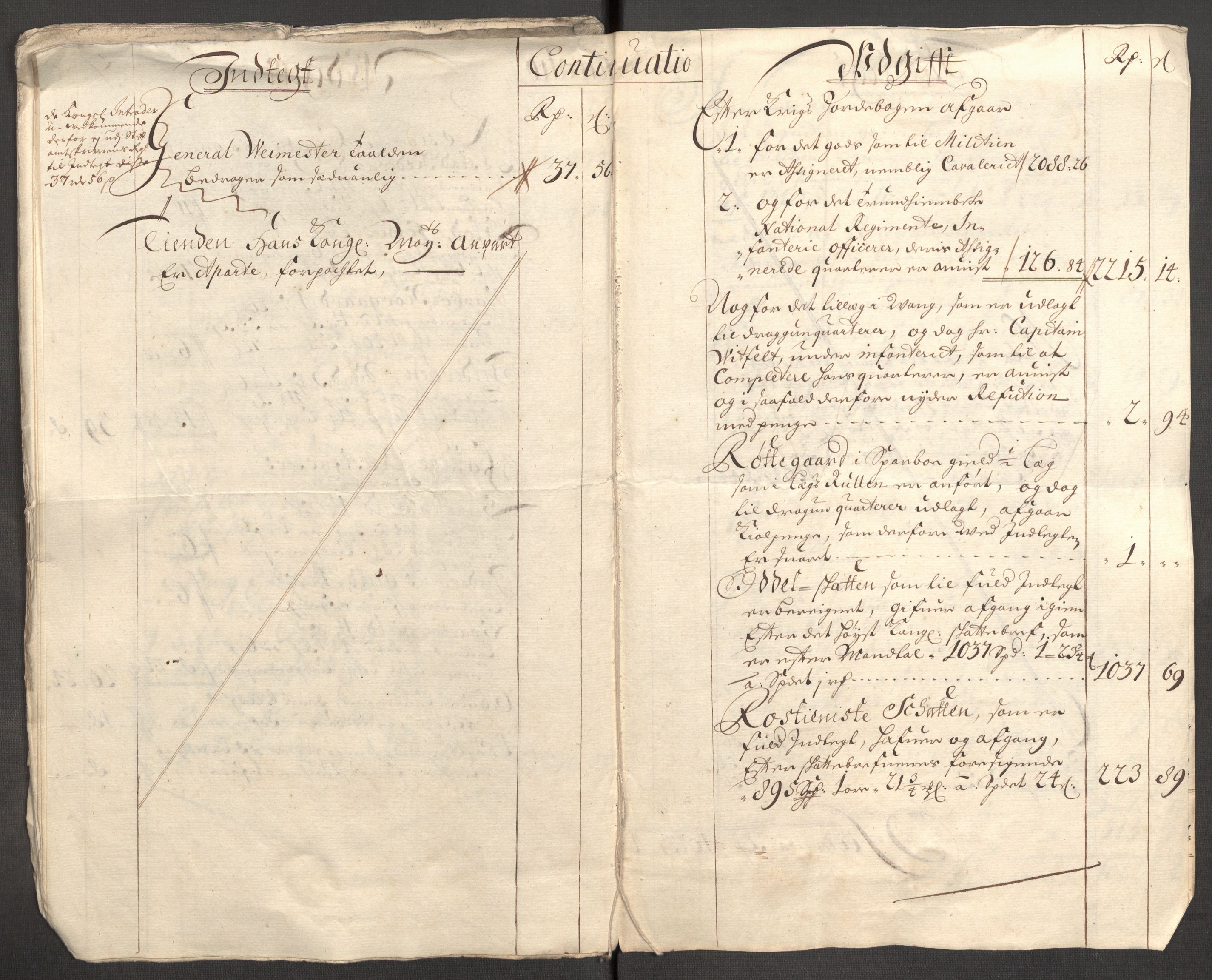 Rentekammeret inntil 1814, Reviderte regnskaper, Fogderegnskap, AV/RA-EA-4092/R63/L4315: Fogderegnskap Inderøy, 1706-1707, s. 13
