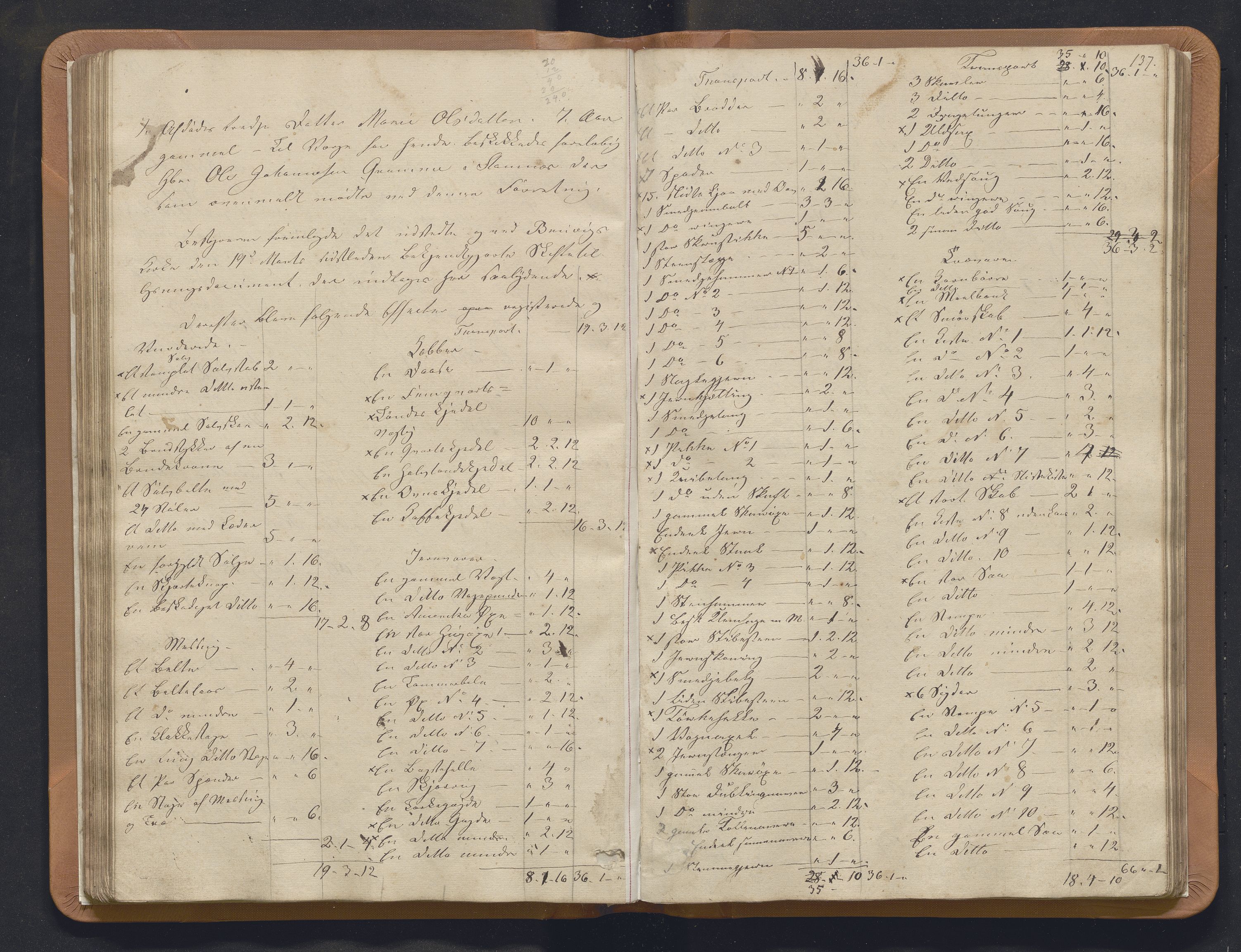 Nordhordland sorenskrivar, AV/SAB-A-2901/1/H/Hb/L0011: Registreringsprotokollar, 1862-1867, s. 136-137