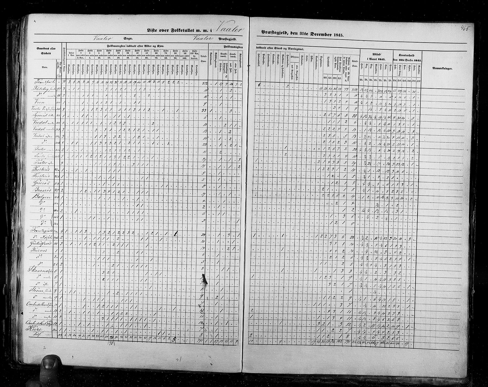 RA, Folketellingen 1845, bind 2: Smålenenes amt og Akershus amt, 1845, s. 465