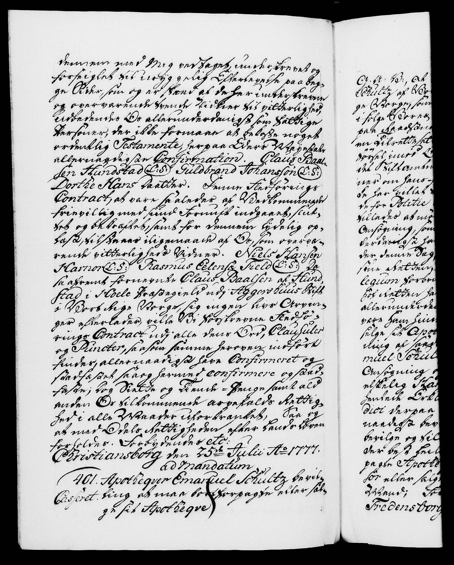 Danske Kanselli 1572-1799, RA/EA-3023/F/Fc/Fca/Fcaa/L0047: Norske registre, 1776-1778, s. 562b