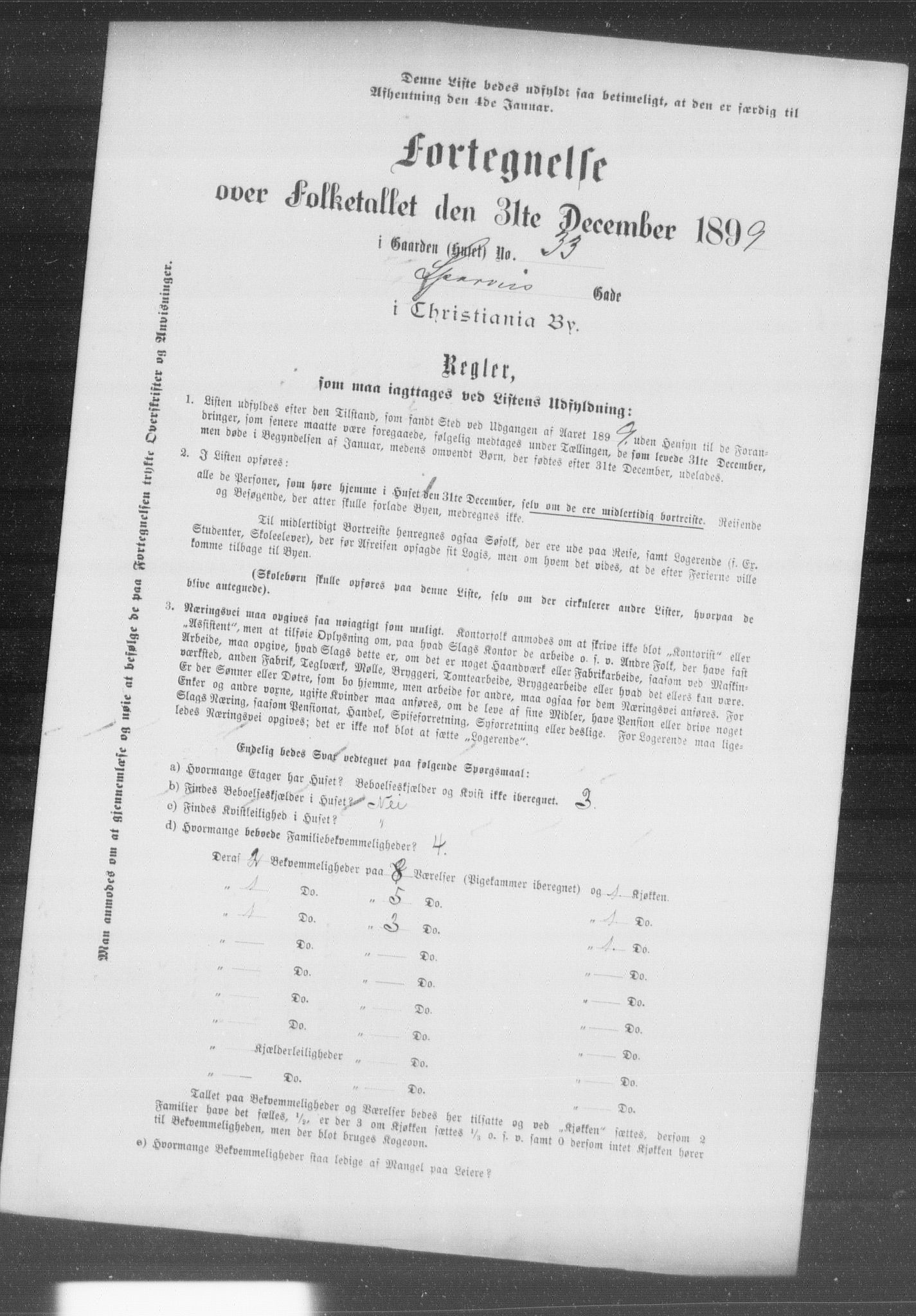 OBA, Kommunal folketelling 31.12.1899 for Kristiania kjøpstad, 1899, s. 13049