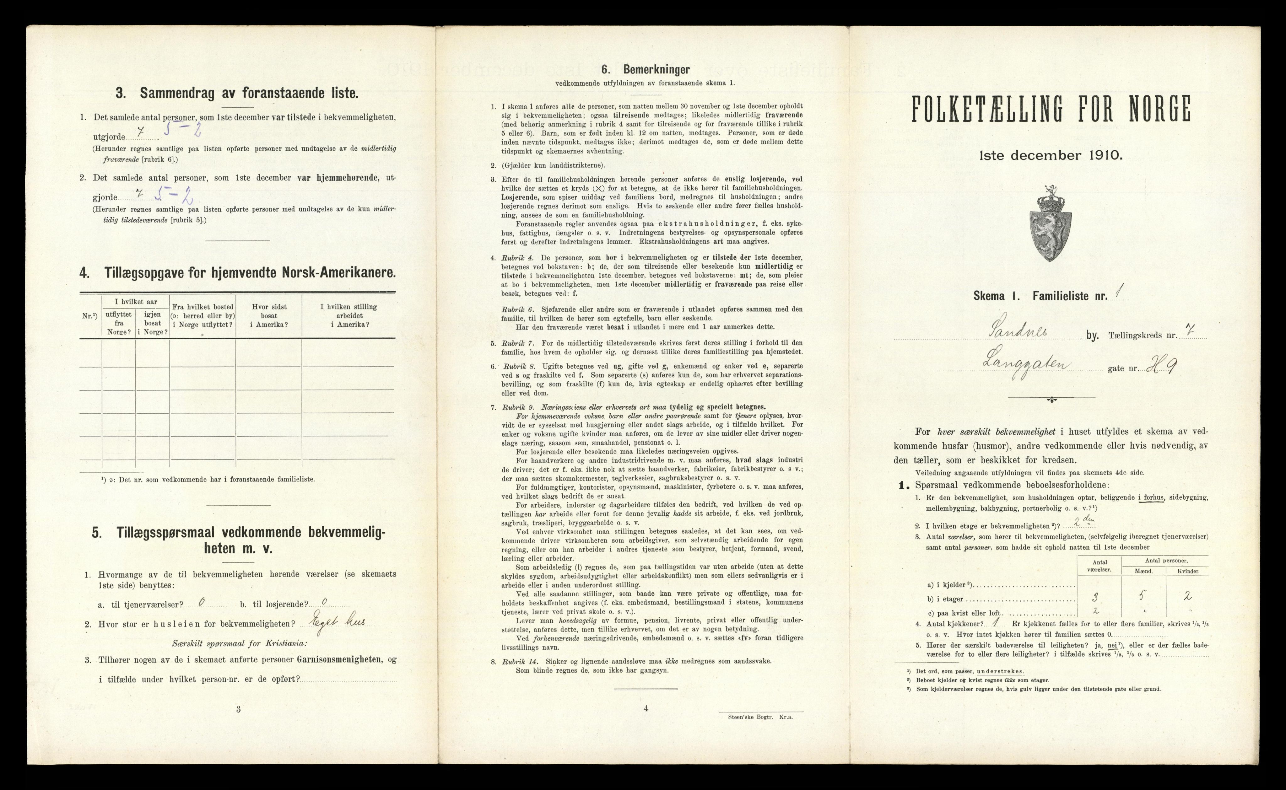 RA, Folketelling 1910 for 1102 Sandnes ladested, 1910, s. 808