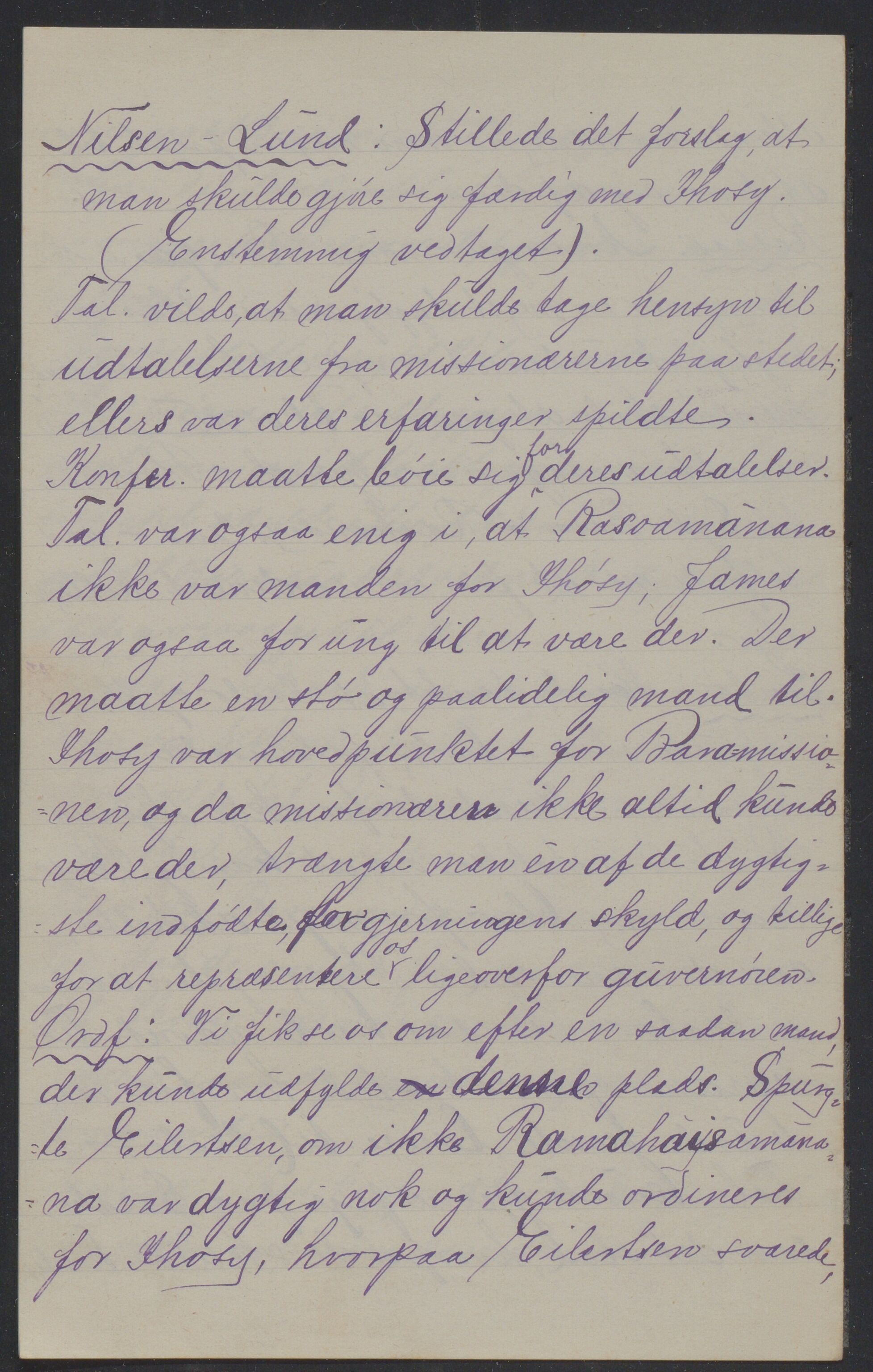 Det Norske Misjonsselskap - hovedadministrasjonen, VID/MA-A-1045/D/Da/Daa/L0039/0007: Konferansereferat og årsberetninger / Konferansereferat fra Madagaskar Innland., 1893