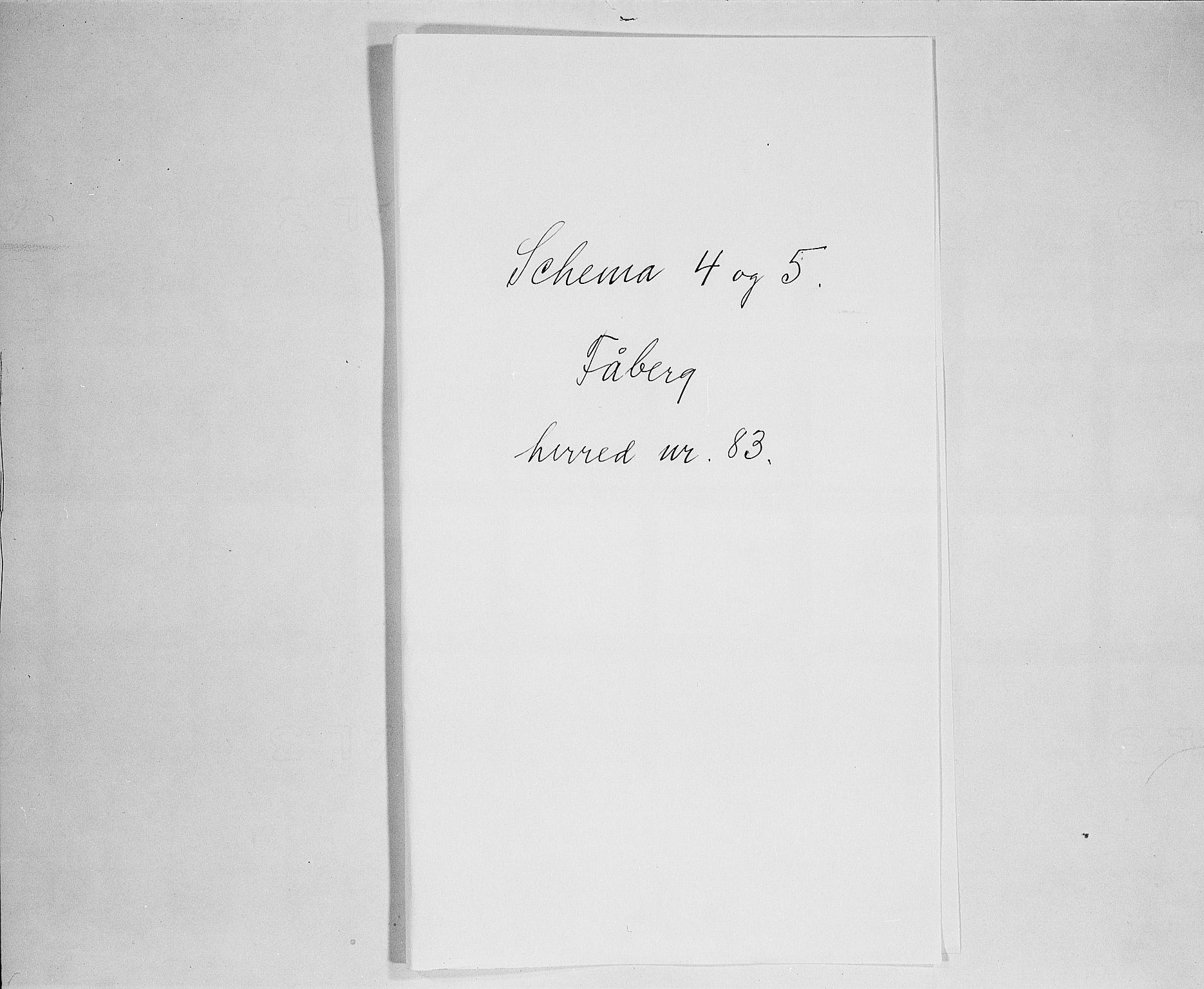 SAH, Folketelling 1900 for 0524 Fåberg herred, 1900, s. 1