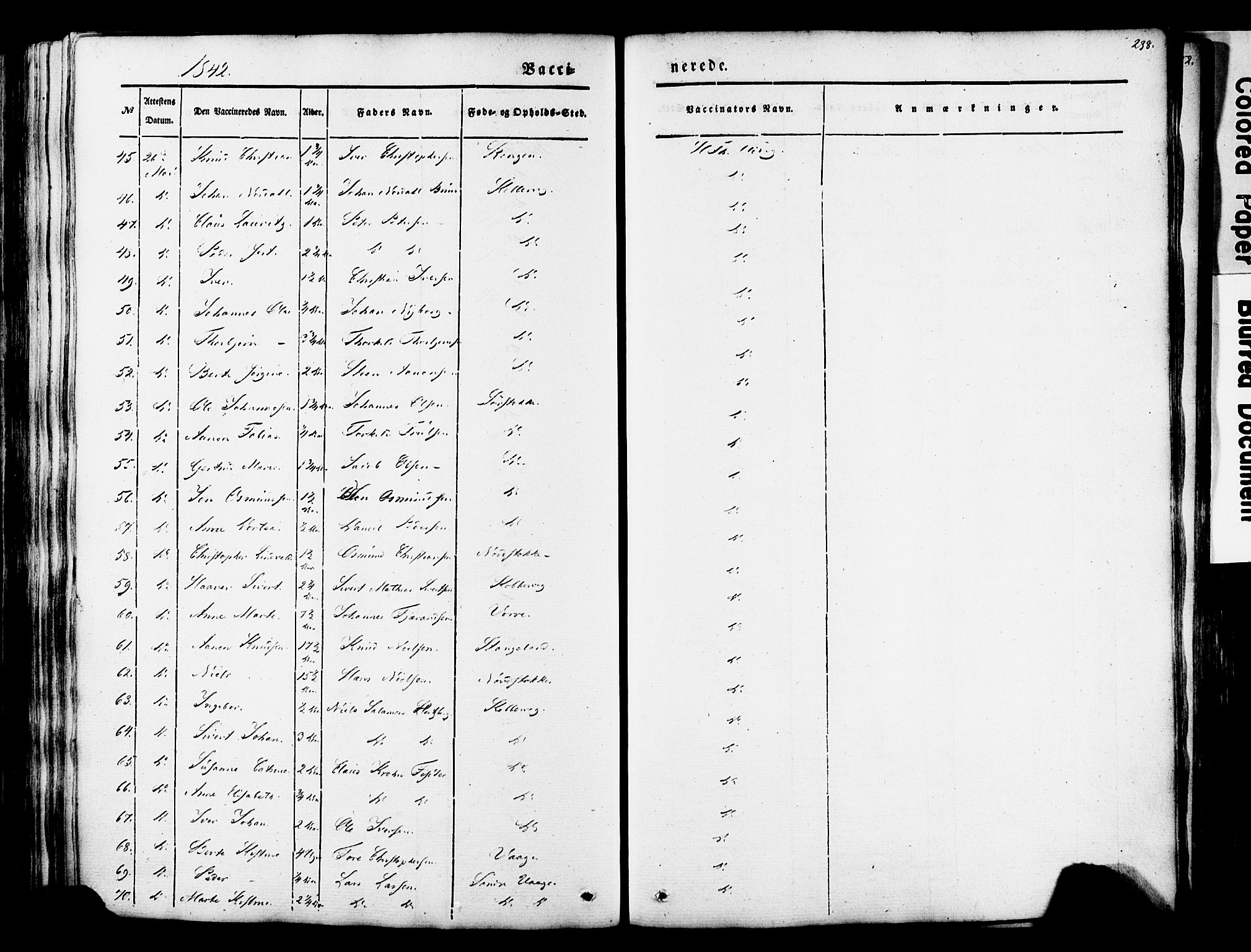 Avaldsnes sokneprestkontor, AV/SAST-A -101851/H/Ha/Haa/L0007: Ministerialbok nr. A 7, 1841-1853, s. 238