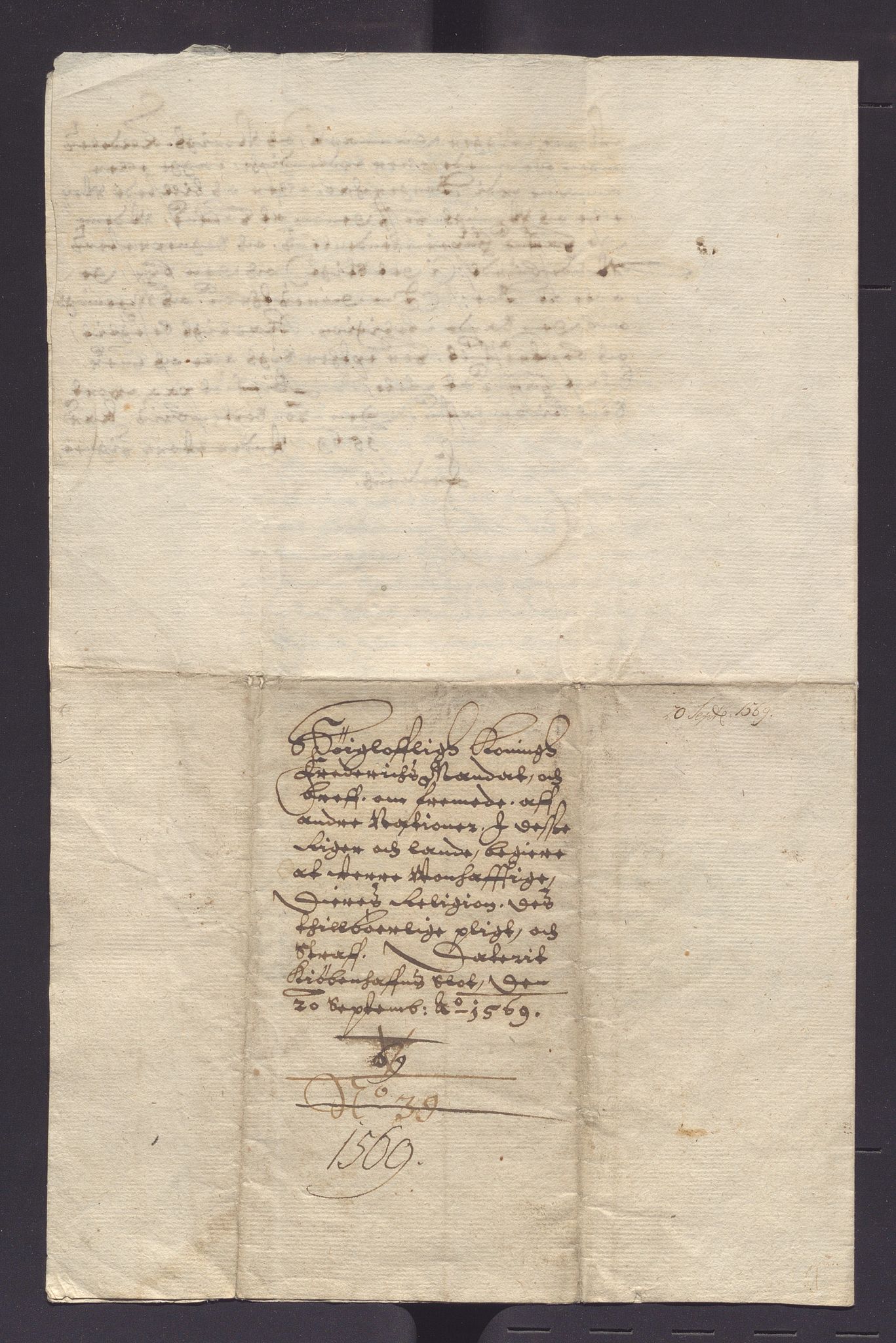 Stavanger len, AV/SAST-A-101870/Ob/L0051: Tillegg til designasjon 1: Brev, 1569-1641