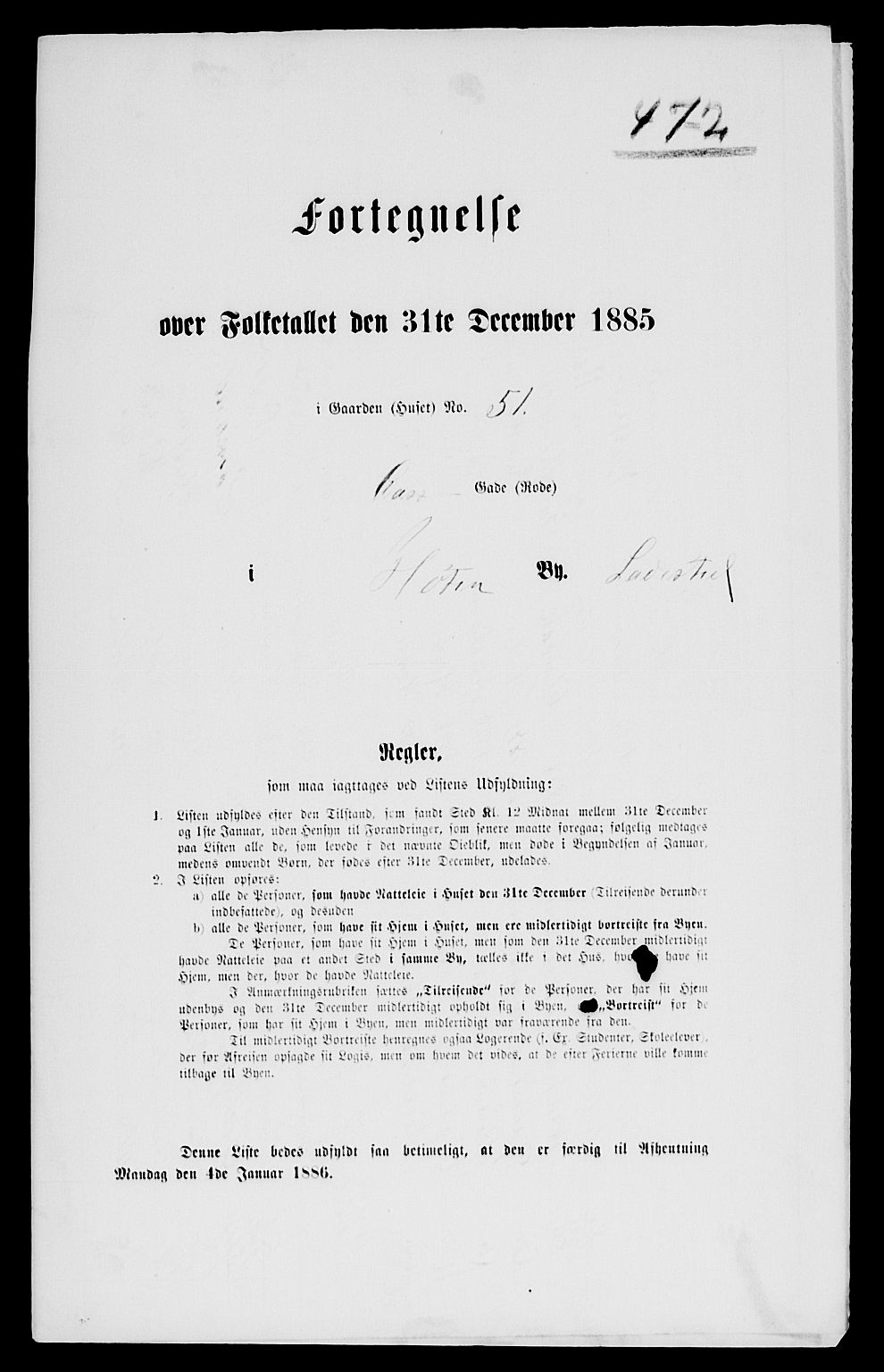 SAKO, Folketelling 1885 for 0703 Horten ladested, 1885, s. 945