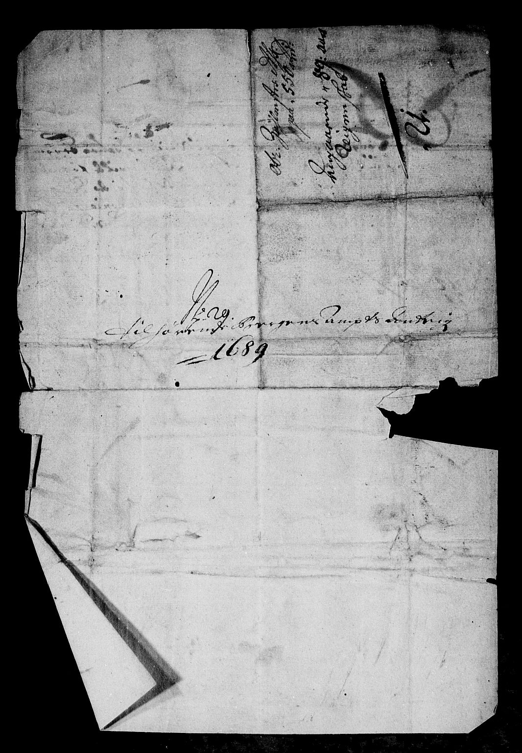 Rentekammeret inntil 1814, Reviderte regnskaper, Stiftamtstueregnskaper, Bergen stiftamt, RA/EA-6043/R/Rc/L0092: Bergen stiftamt, 1689-1690