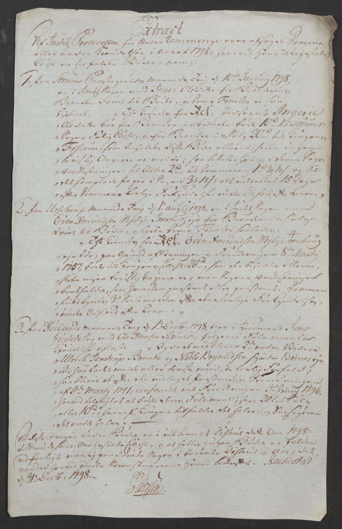 Rentekammeret inntil 1814, Reviderte regnskaper, Fogderegnskap, RA/EA-4092/R11/L0674: Fogderegnskap Nedre Romerike, 1798, s. 181