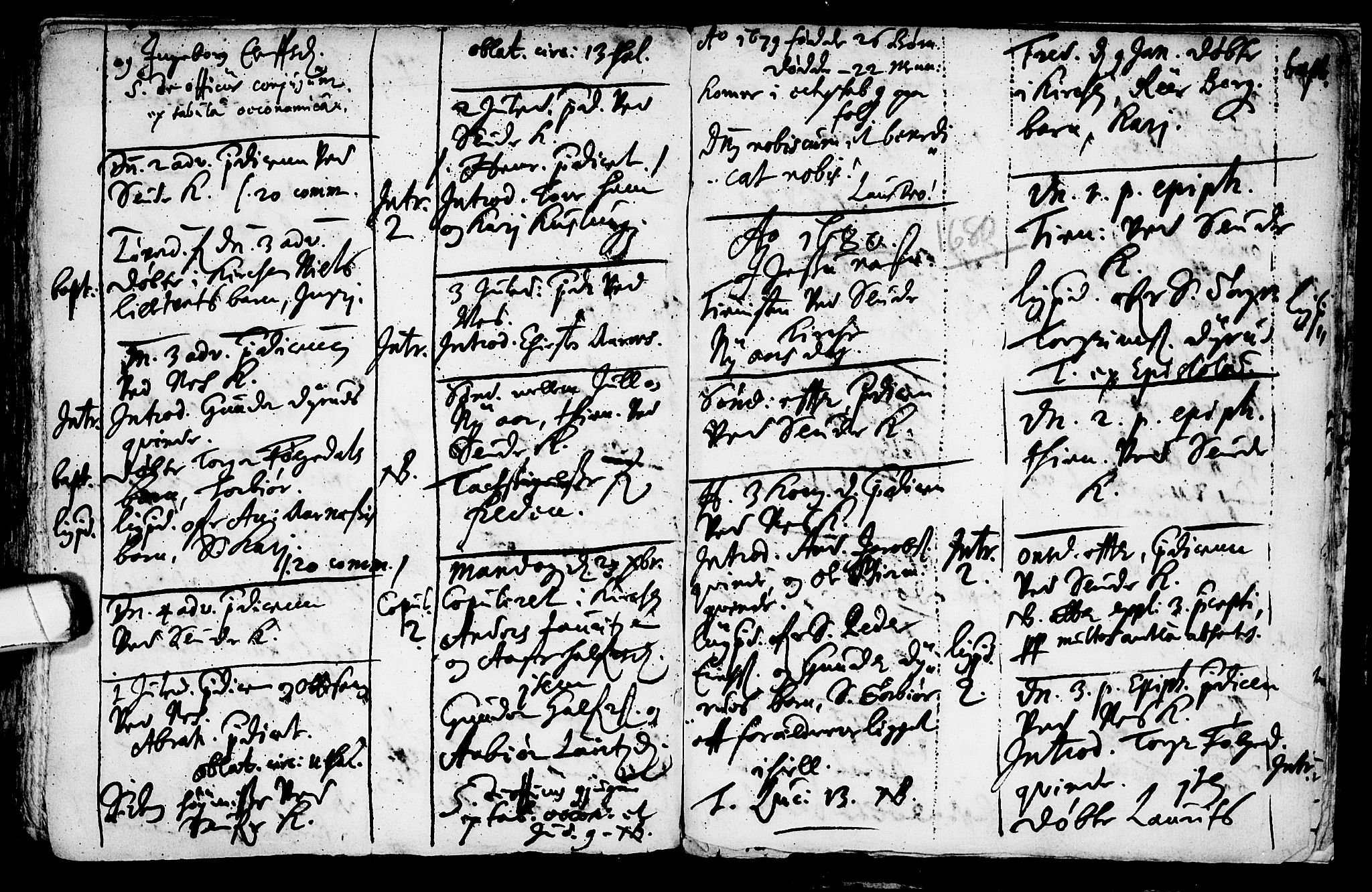 Sauherad kirkebøker, AV/SAKO-A-298/F/Fa/L0001: Ministerialbok nr. I 1, 1649-1681