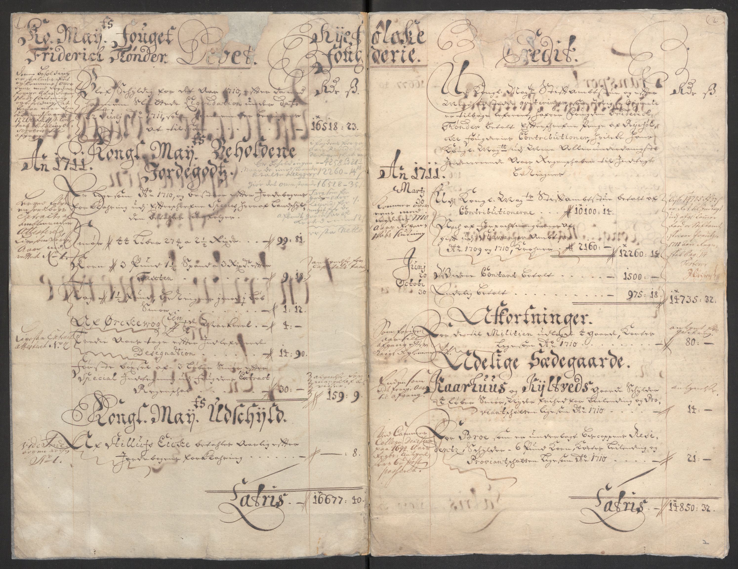 Rentekammeret inntil 1814, Reviderte regnskaper, Fogderegnskap, AV/RA-EA-4092/R47/L2863: Fogderegnskap Ryfylke, 1711, s. 4