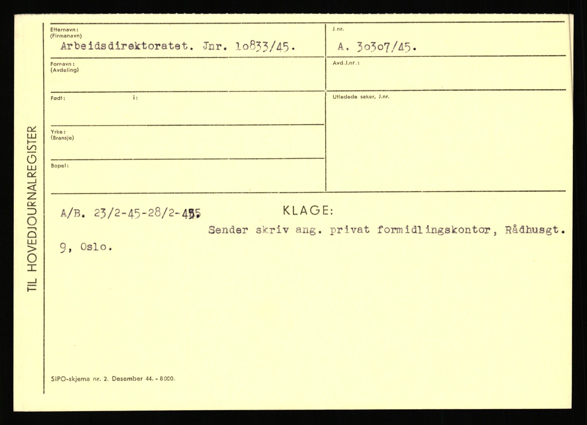 Statspolitiet - Hovedkontoret / Osloavdelingen, AV/RA-S-1329/C/Ca/L0001: Aabakken - Armann, 1943-1945, s. 4774