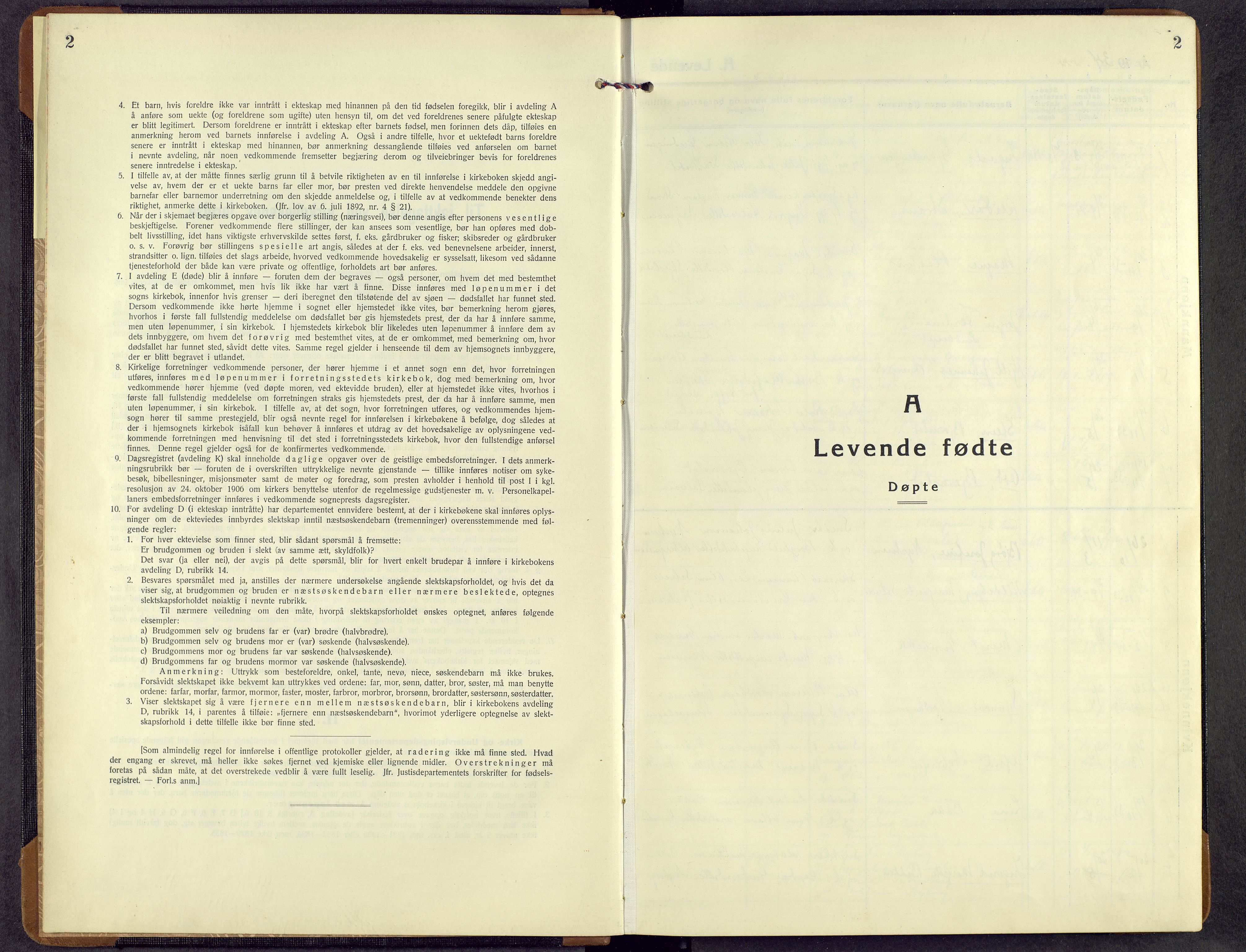 Elverum prestekontor, SAH/PREST-044/H/Ha/Hab/L0018: Klokkerbok nr. 18, 1934-1960, s. 2