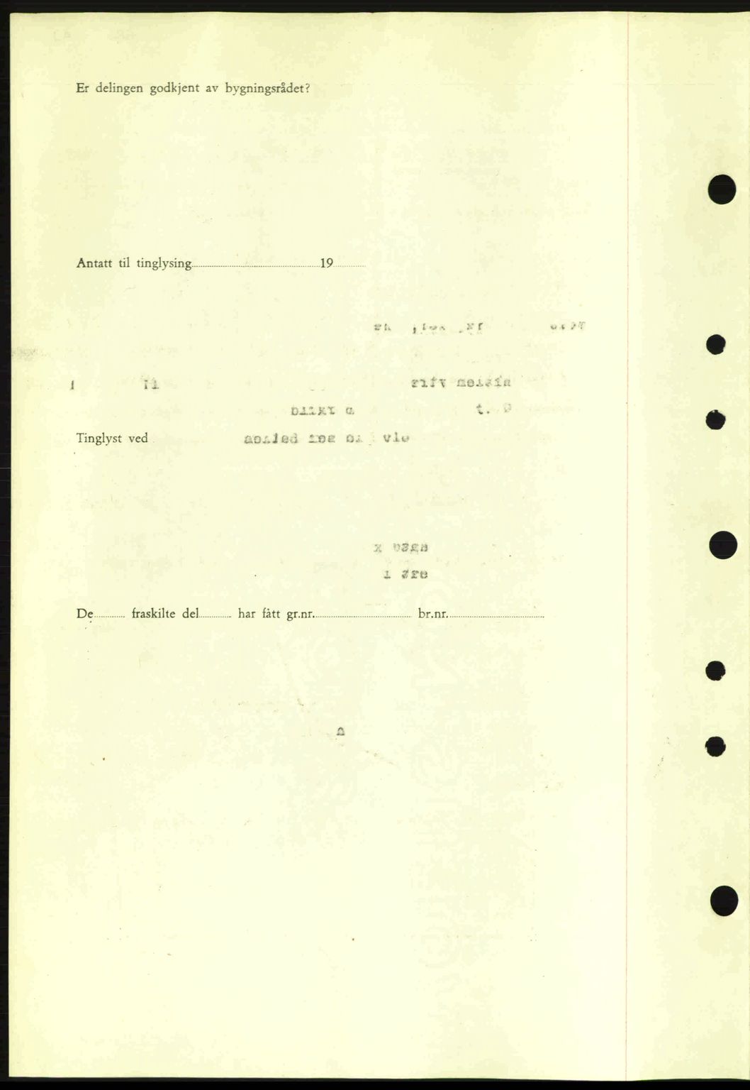 Nordre Sunnmøre sorenskriveri, AV/SAT-A-0006/1/2/2C/2Ca: Pantebok nr. A15, 1942-1943, Dagboknr: 685/1943