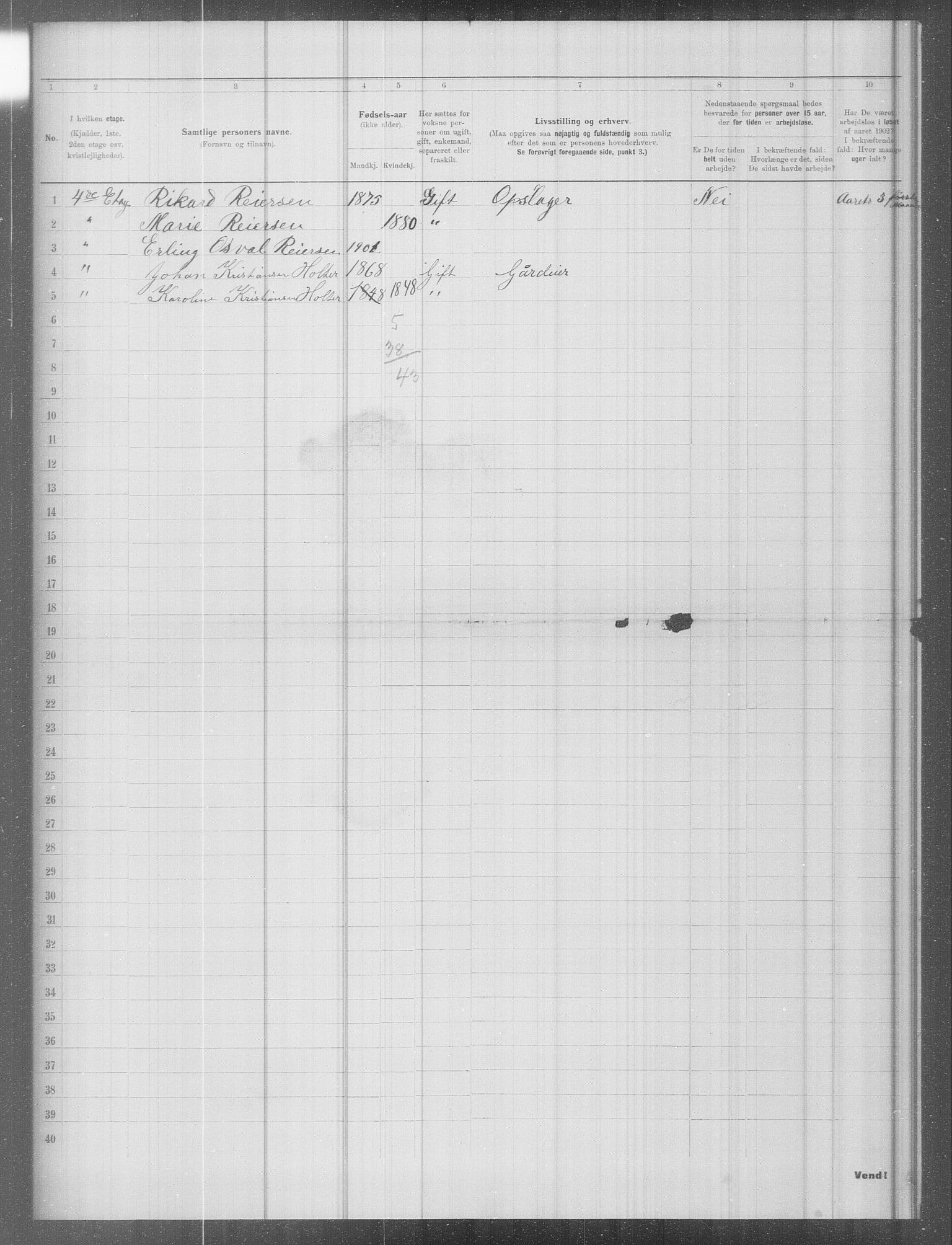 OBA, Kommunal folketelling 31.12.1902 for Kristiania kjøpstad, 1902, s. 8530